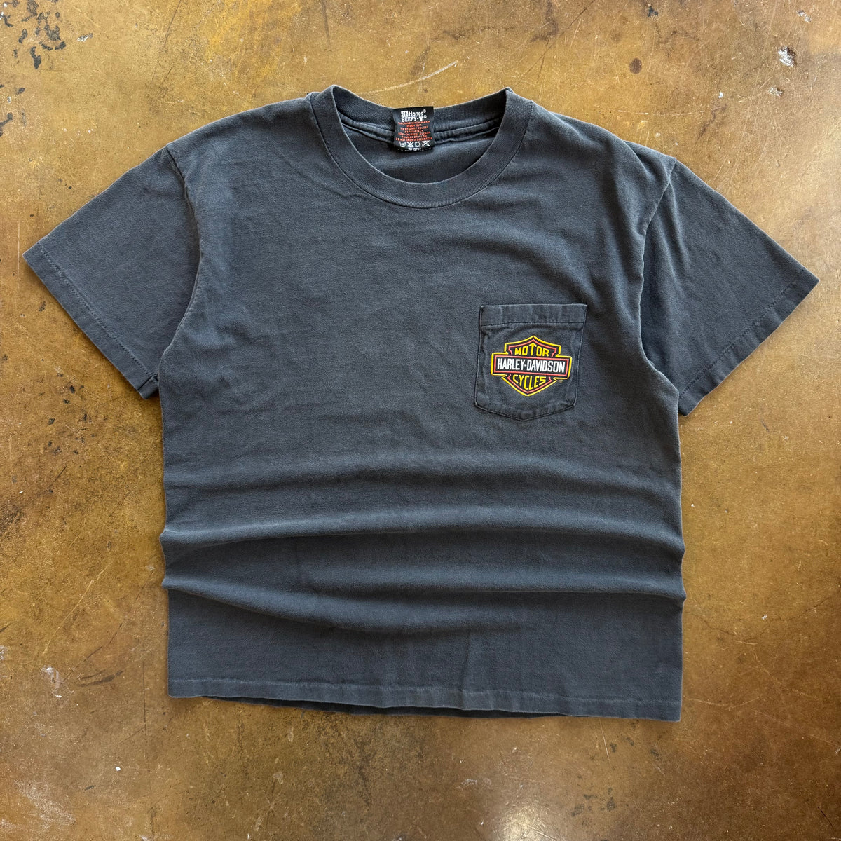 90’s Harley Davidson Emblem Pocket Tee (L)