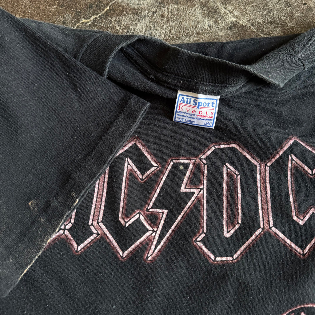 ‘00 AC/DC About to Rock Band Tour Tee (L)