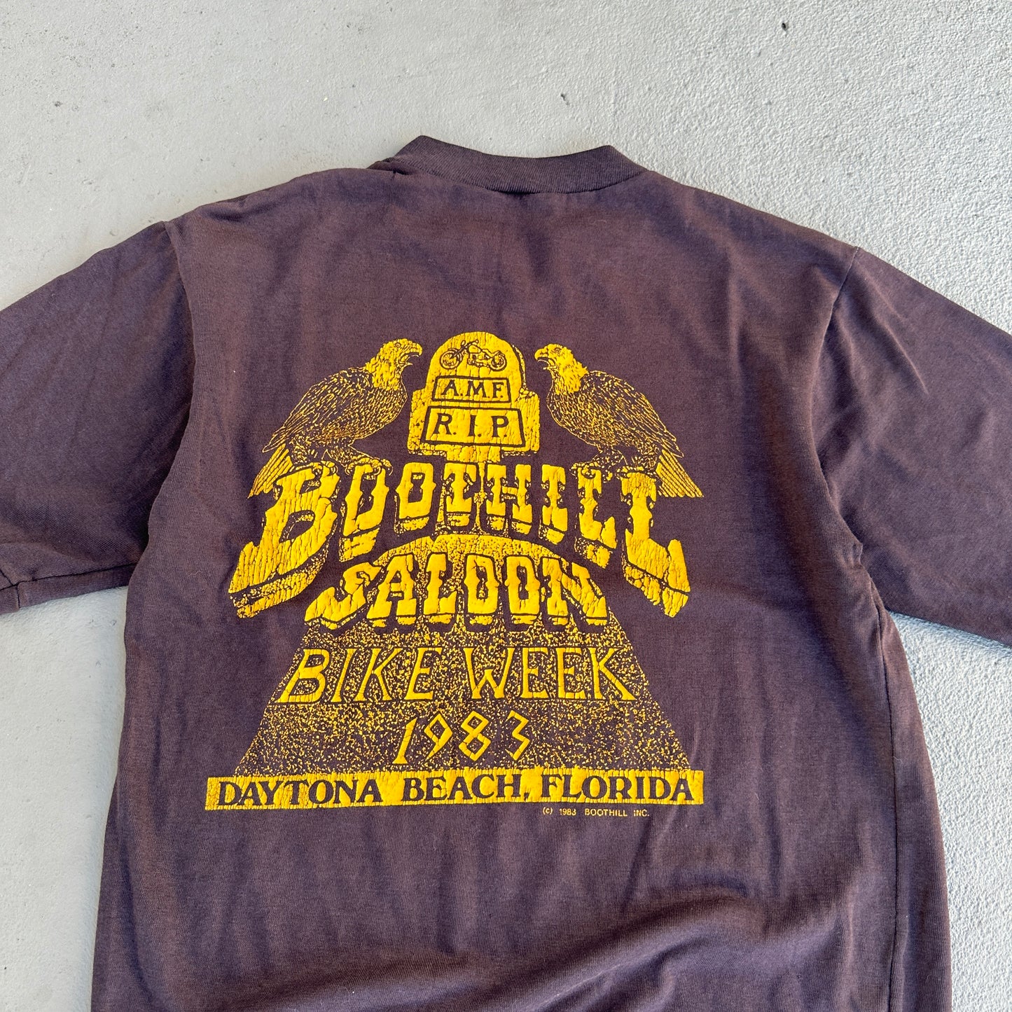 1983 Boothill Saloon Sun Faded Tee (Minimal-Wear)