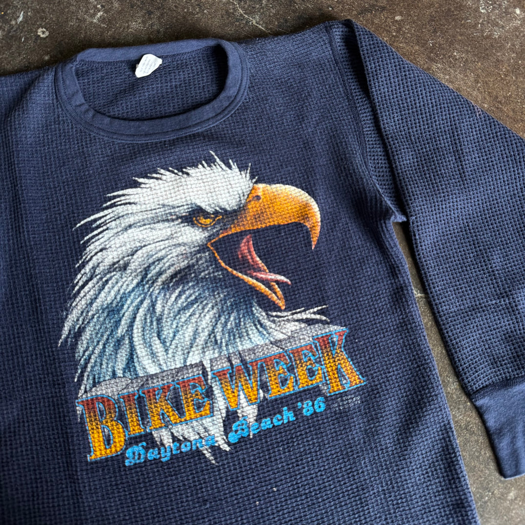 80's Harley 3D Emblem Bike Week Thermal (S/M)