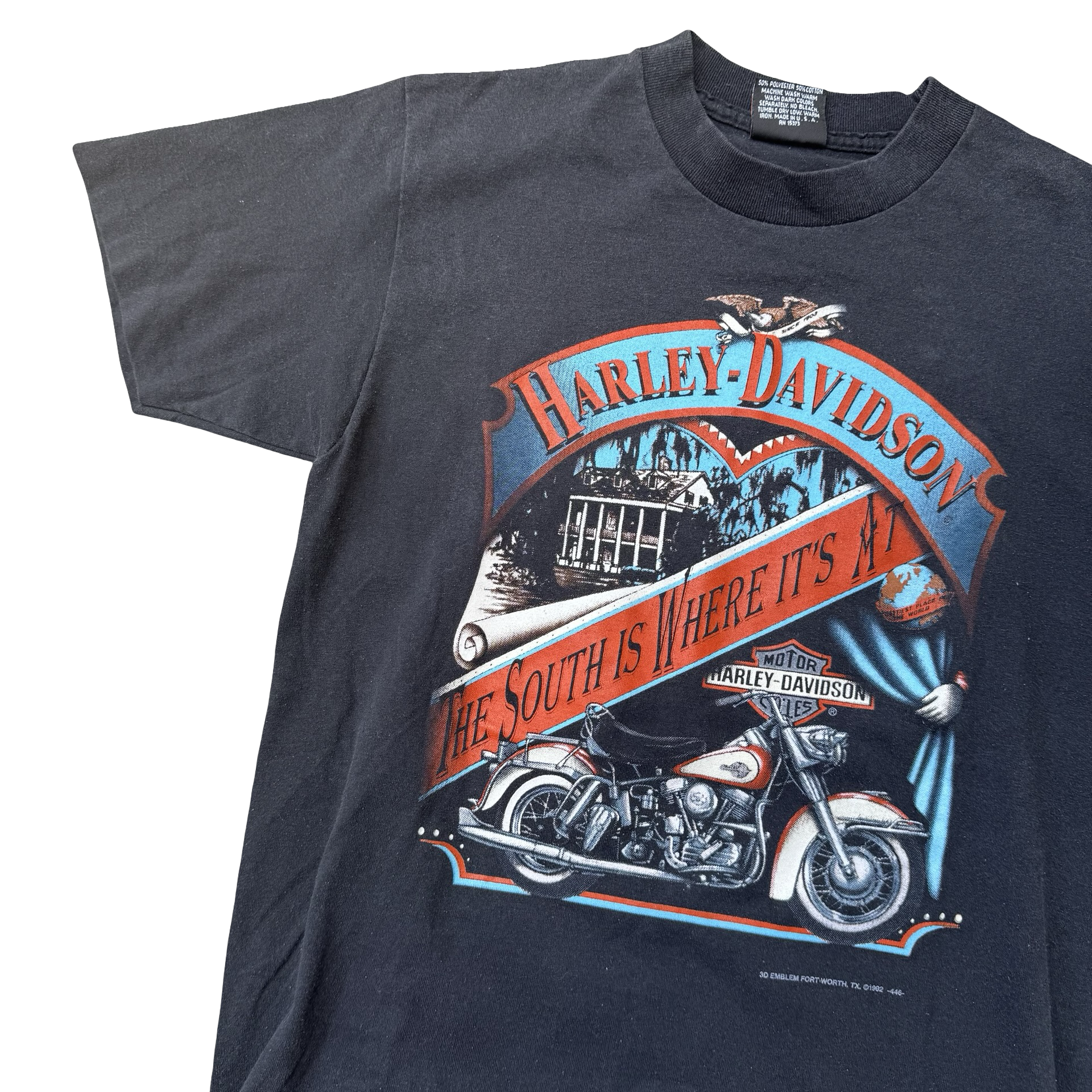 3D Emblem Harley South is Where it’s at Lexington Tee Size M