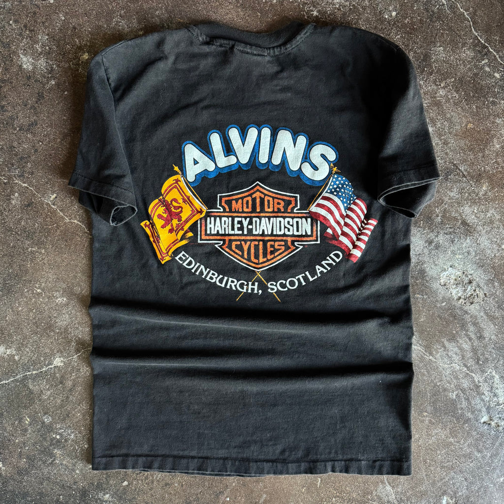 80’s Harley Wings “For Bikers Only” Scotland Tee (M)