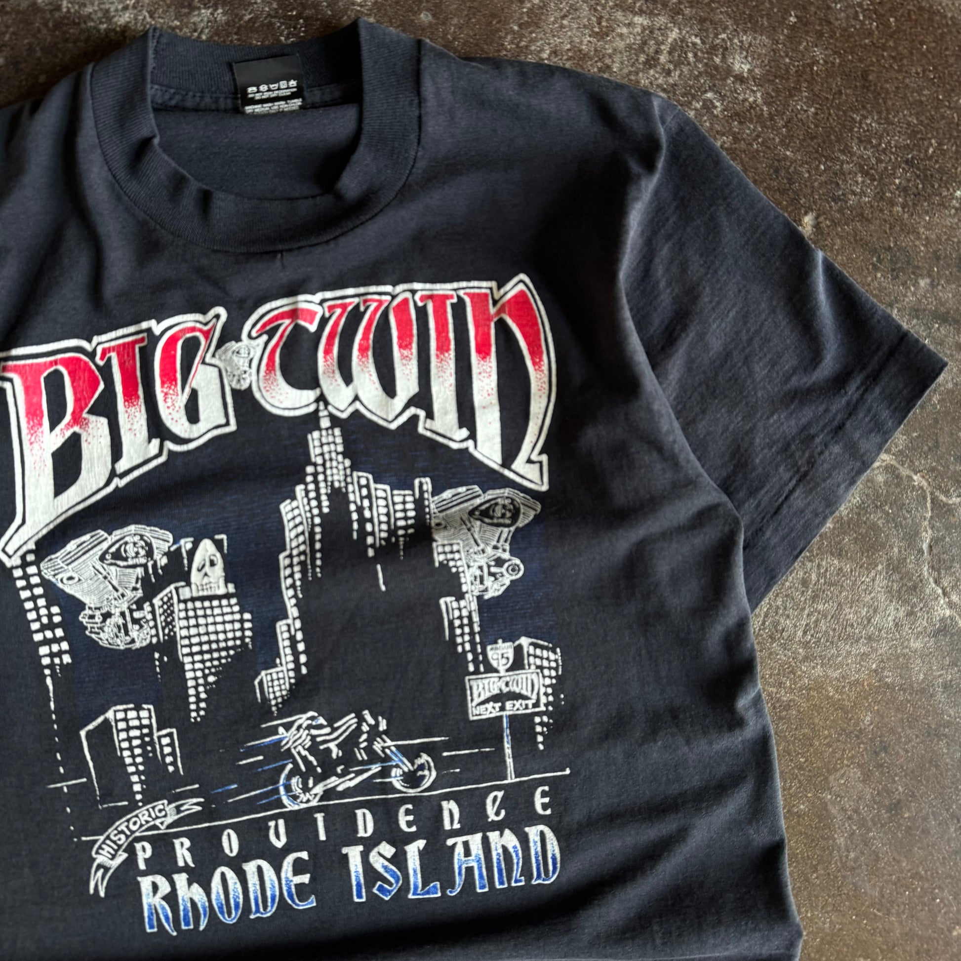 90’s Big Twin Rhode Island Engine Tee (M)