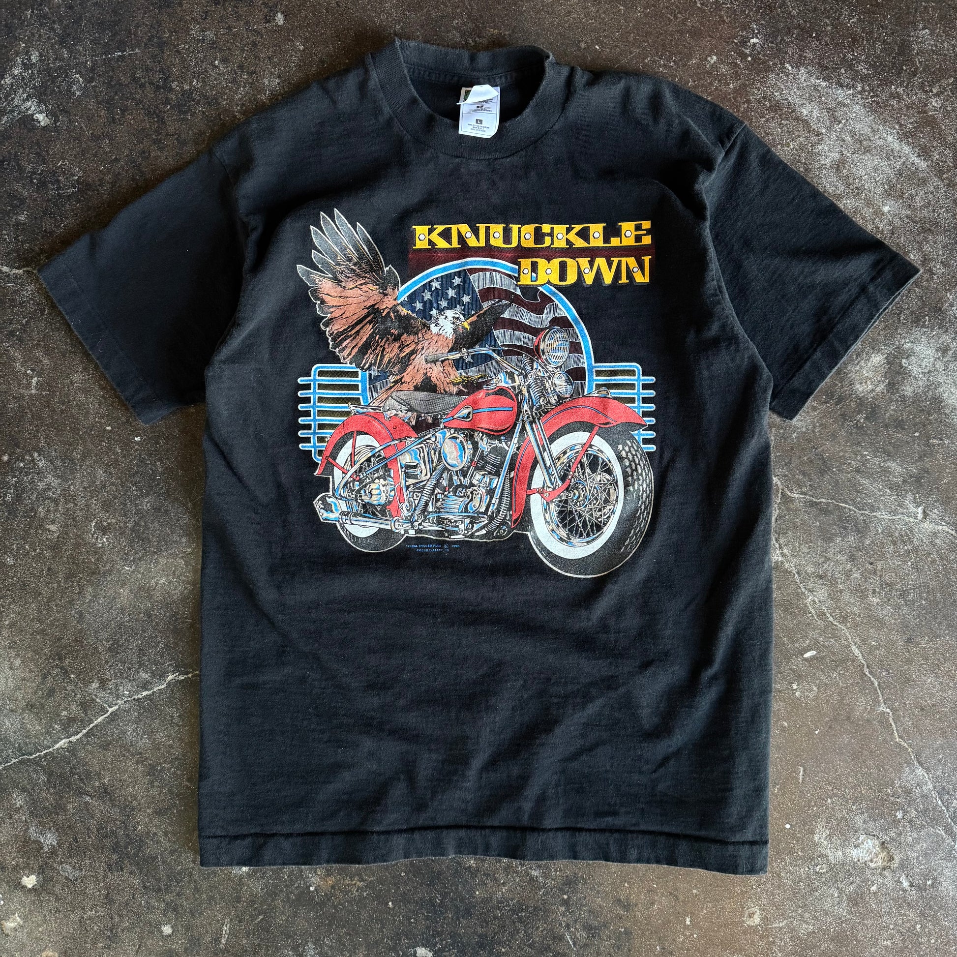 90’s Knuckle Down American Motorcycle Tee (L)