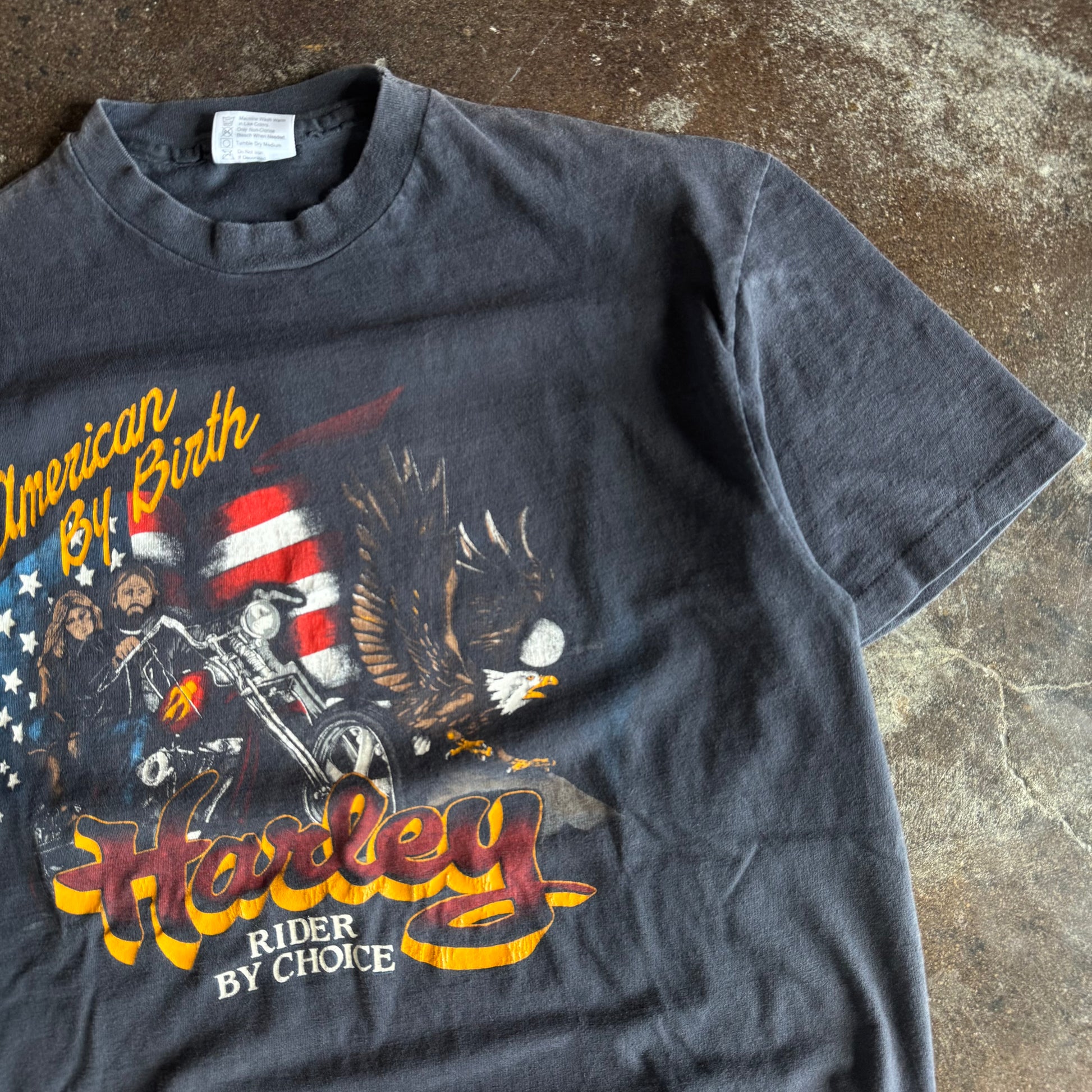 80’s Harley American By Birth Indiana Tee (XL)
