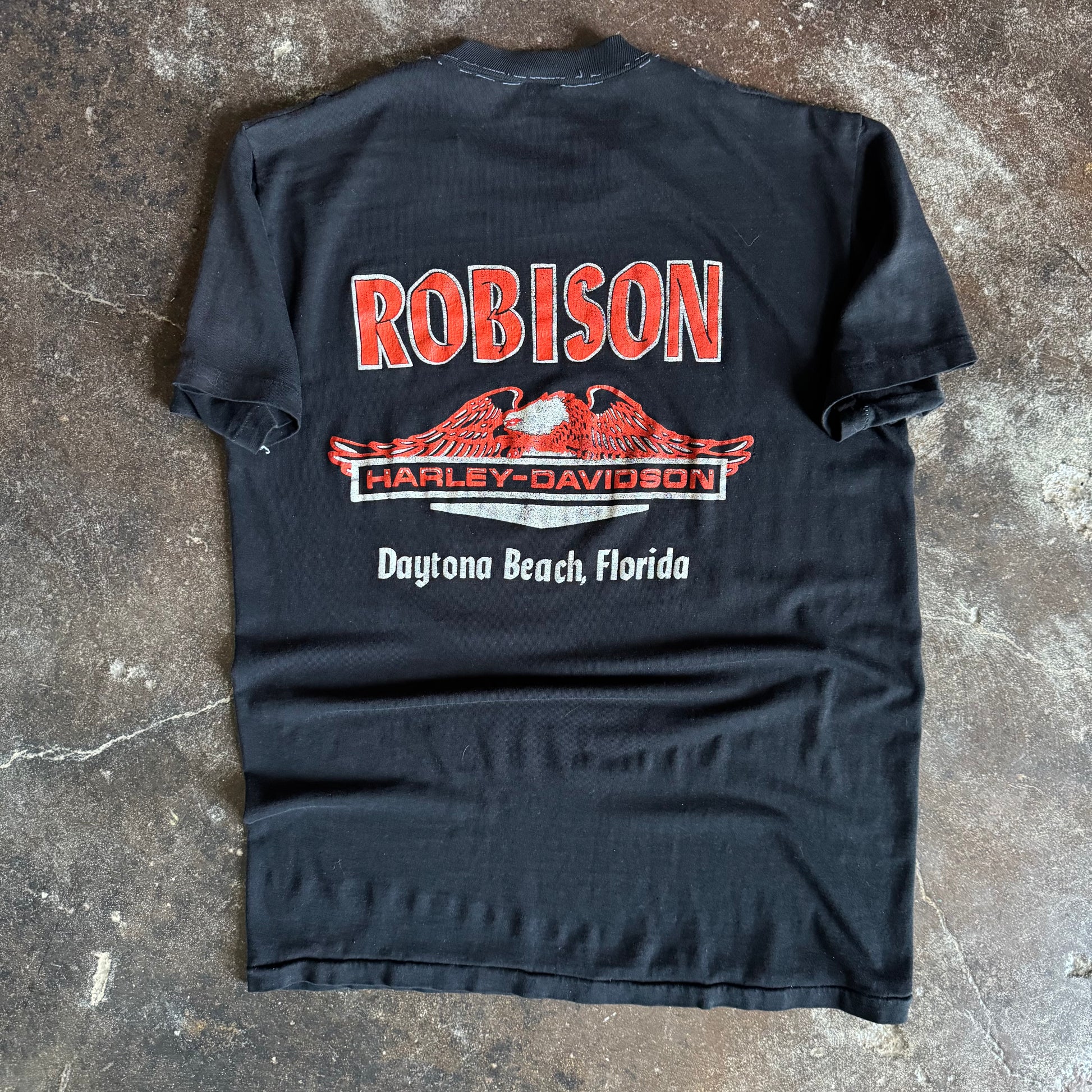 80’s Harley Established Eagle Daytona Florida Tee (L)