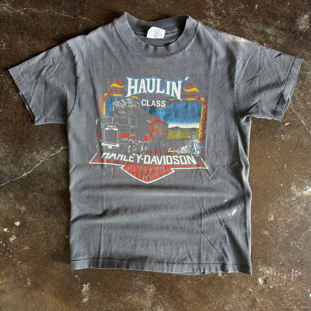80’s Harley Haulin’ Class Electric City Sun Faded Tee (M)