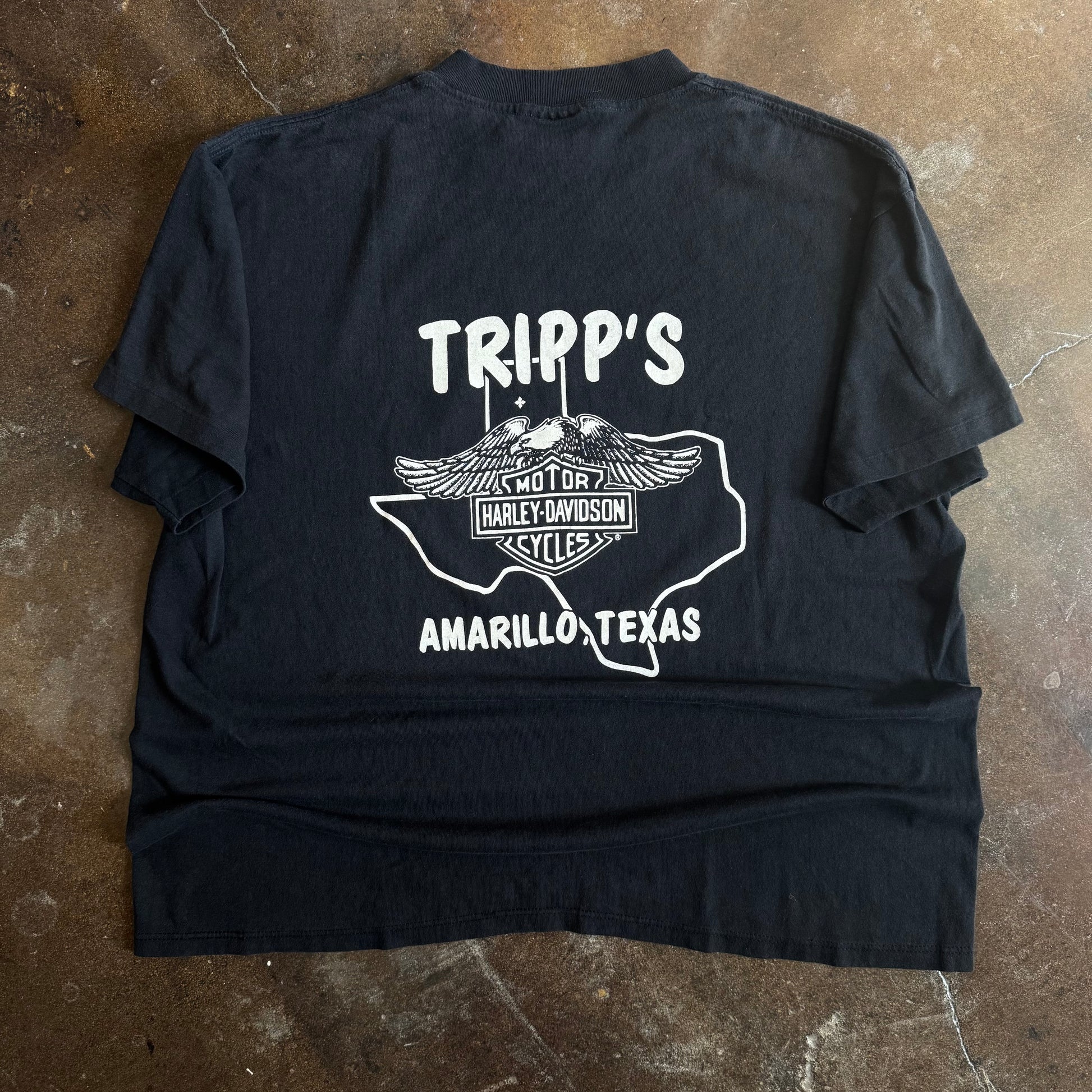 90’s Tripp’s Harley Eagle 50/50 Tee (XXL)