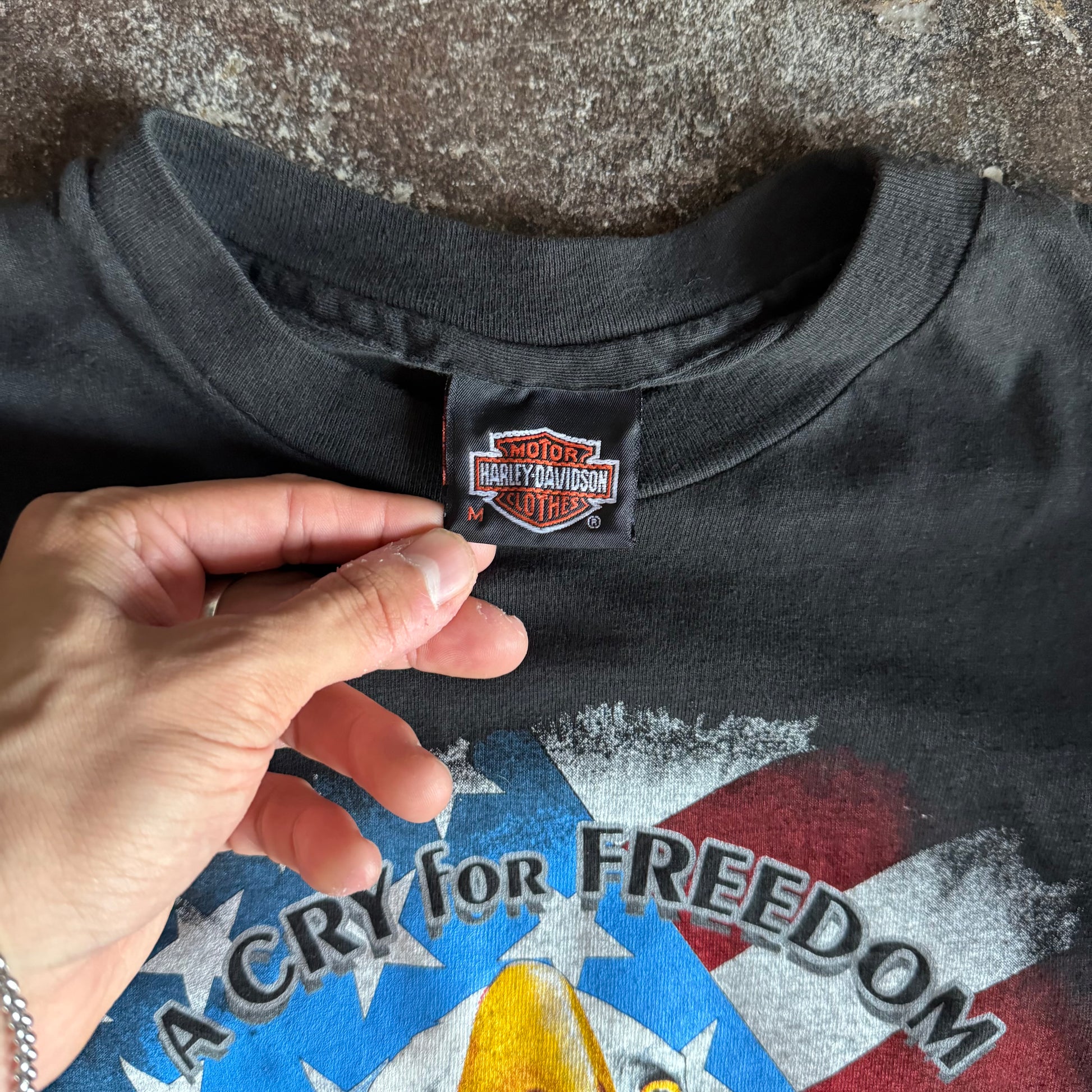 80’s Harley “Cry For Freedom” Scotland Tee (M)
