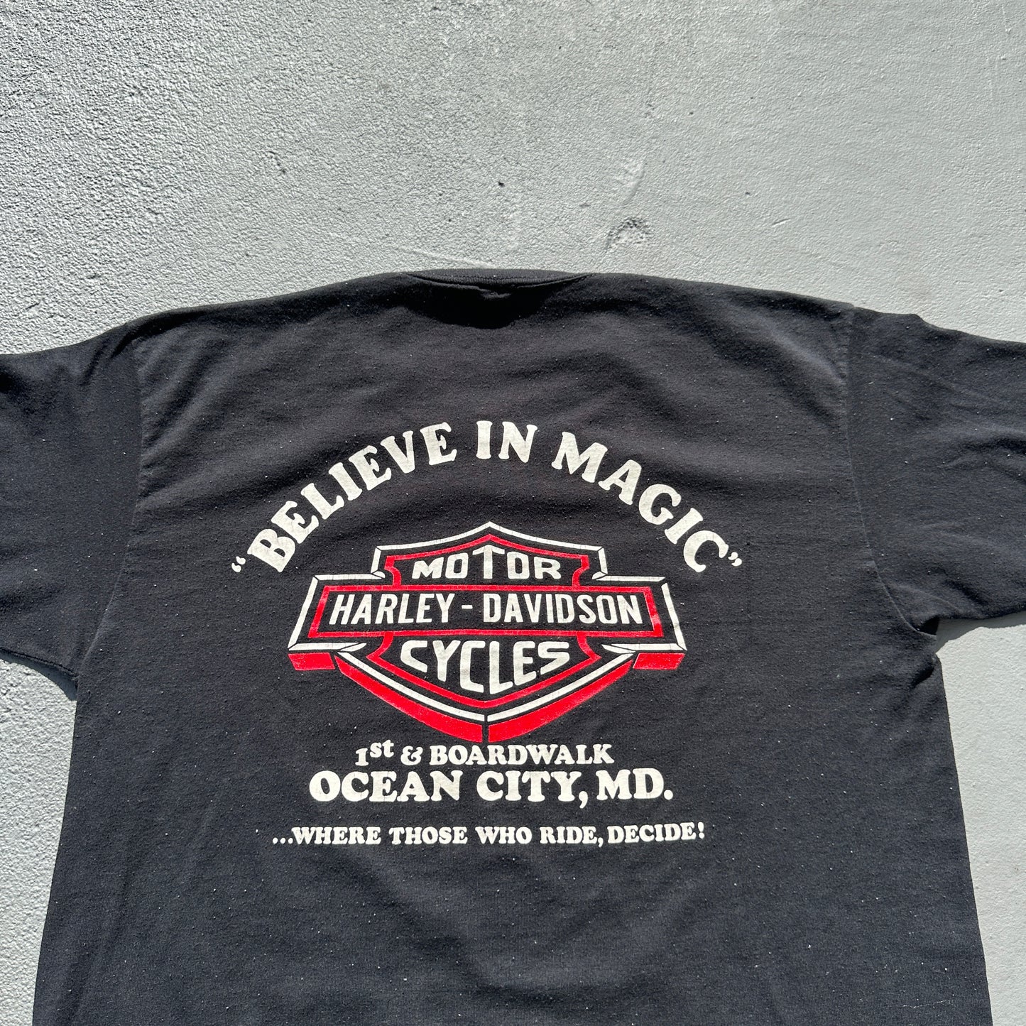 80s Harley Early Days “Believe In Magic” Tee (Minimal-Wear)