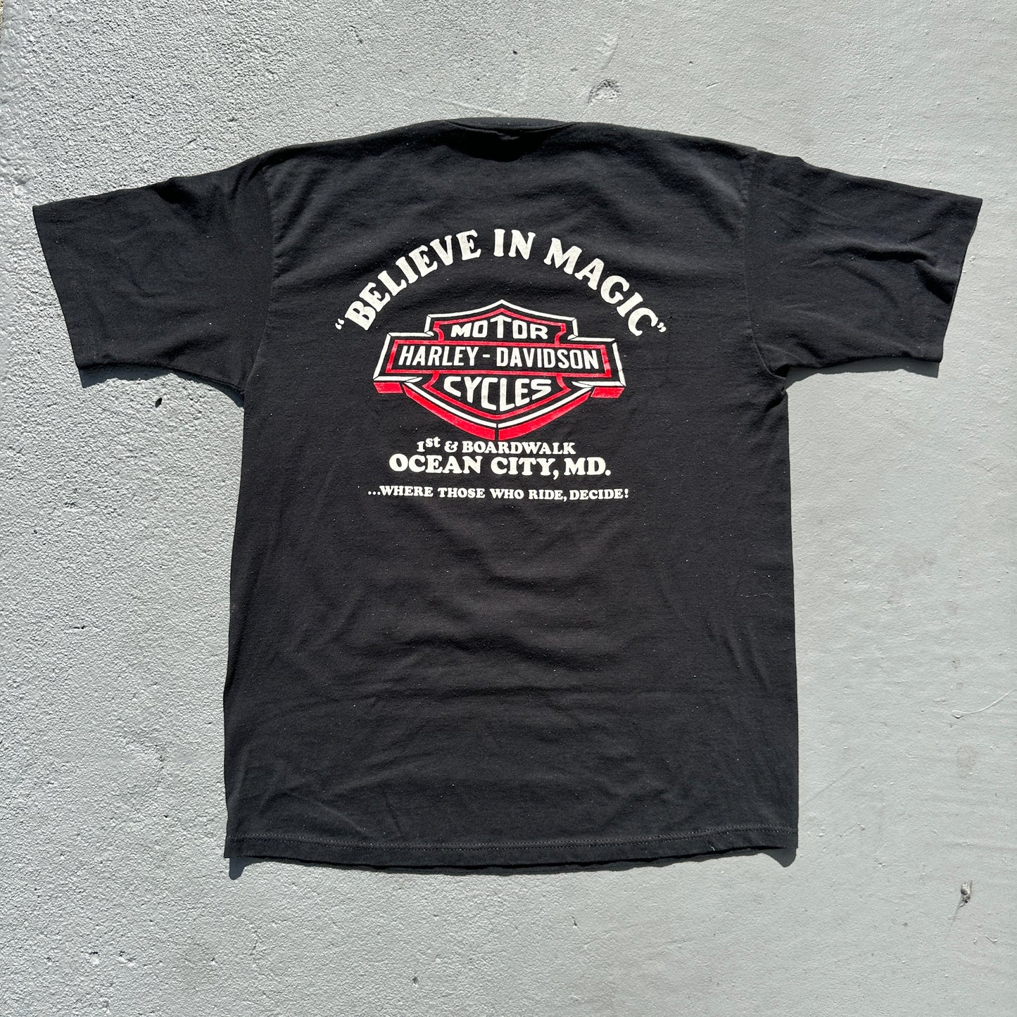 80s Harley Early Days “Believe In Magic” Tee (Minimal-Wear)