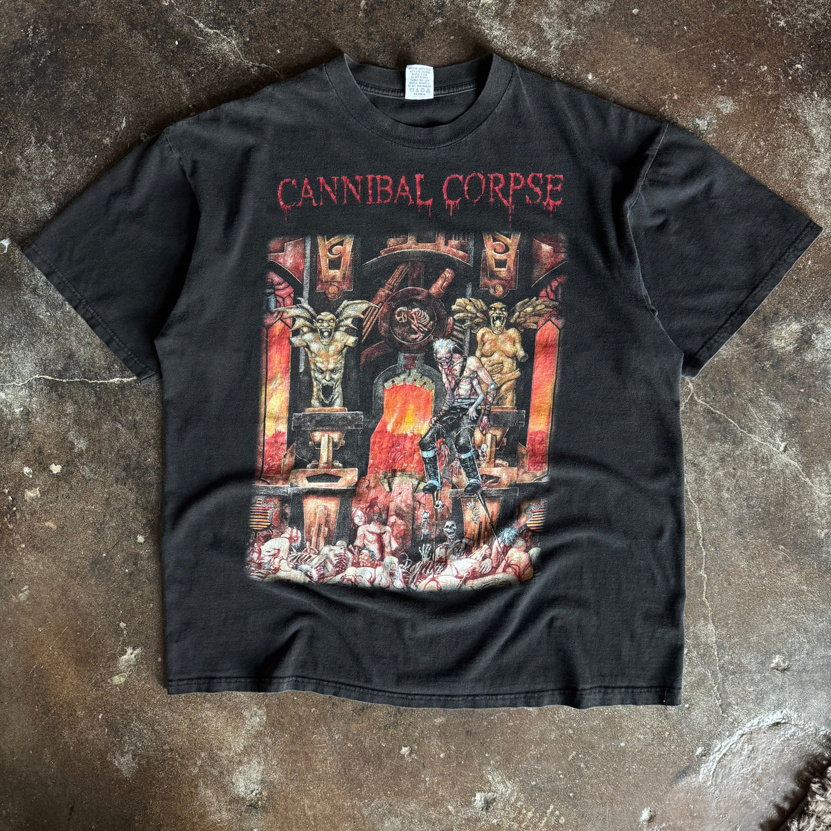 Y2K Cannibal Corpse Spring Neckbreak Band Tee (XL)