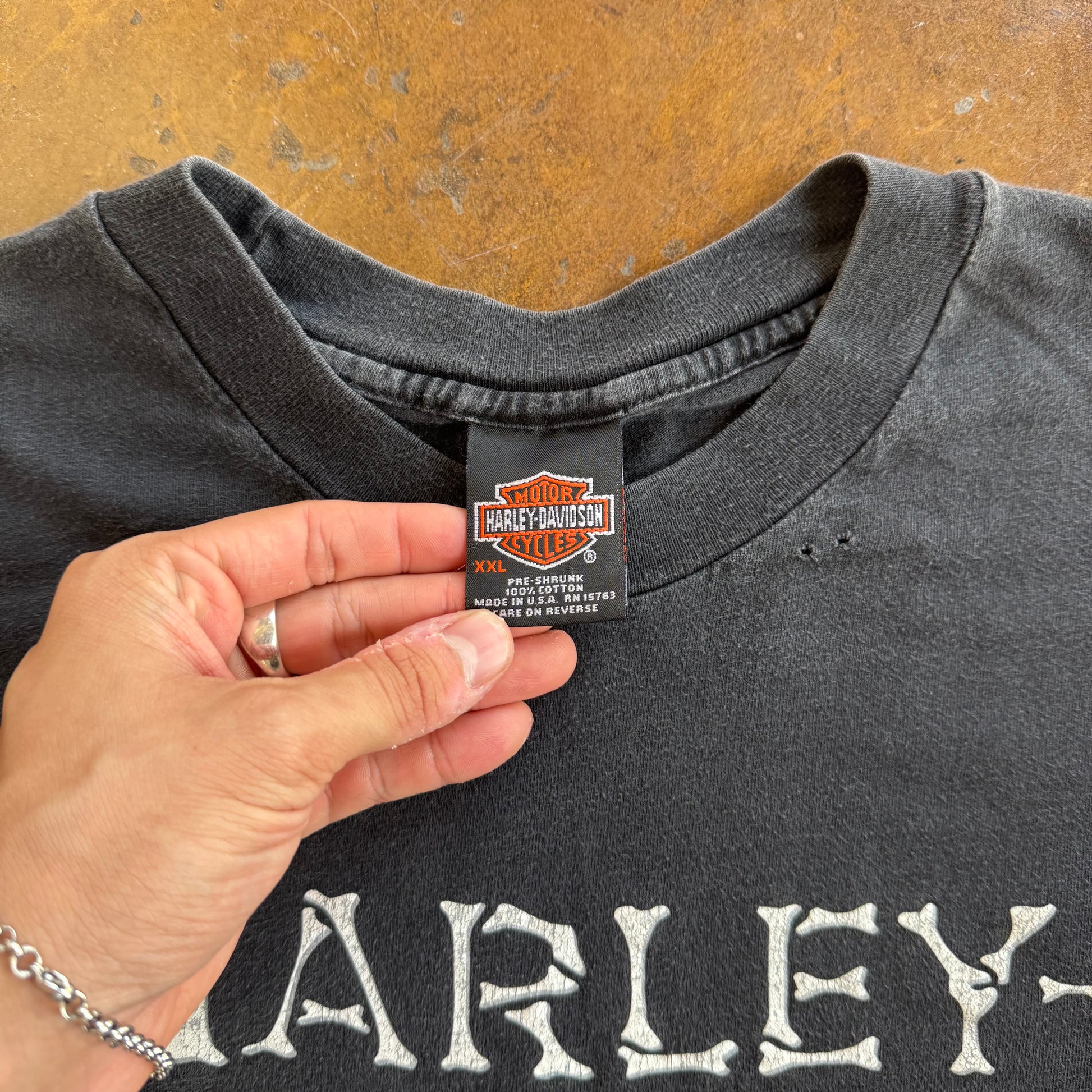 ‘00s Harley Davidson Bad To The Bone Tee (XXL)