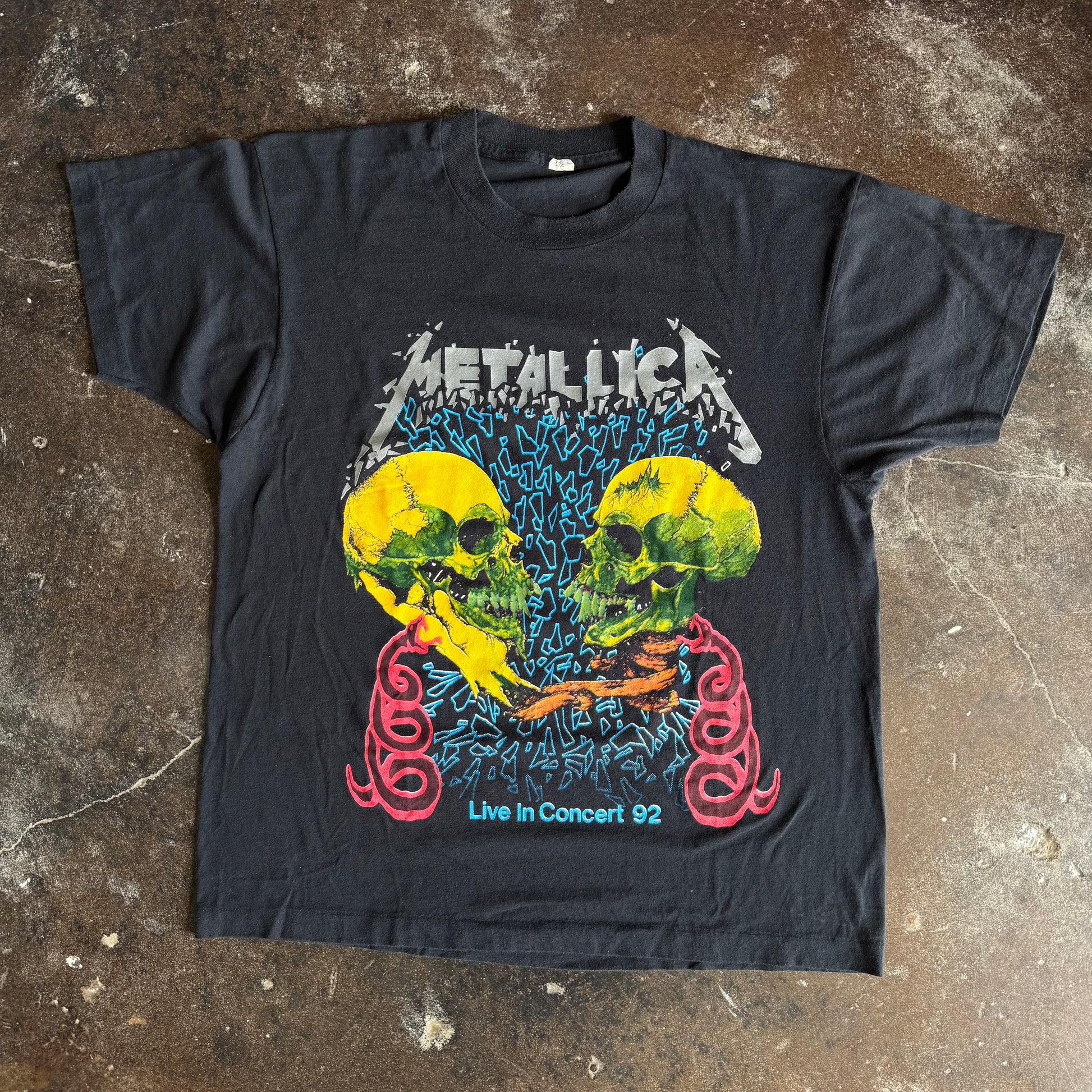 ‘92 Metallica Live In Concert Boot Tee (XL)