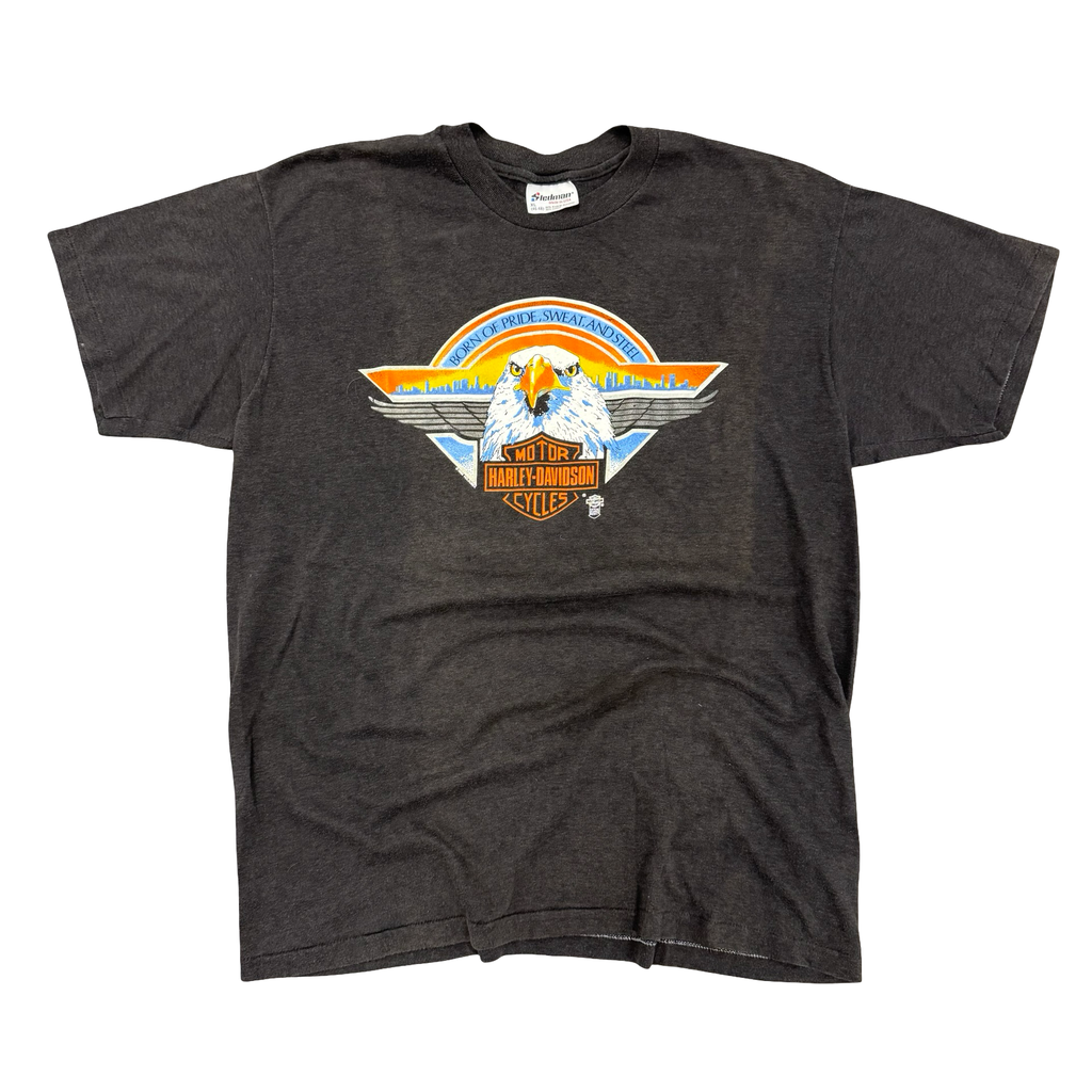 80’s Pride Sweat & Steel Harley Tee Size XL