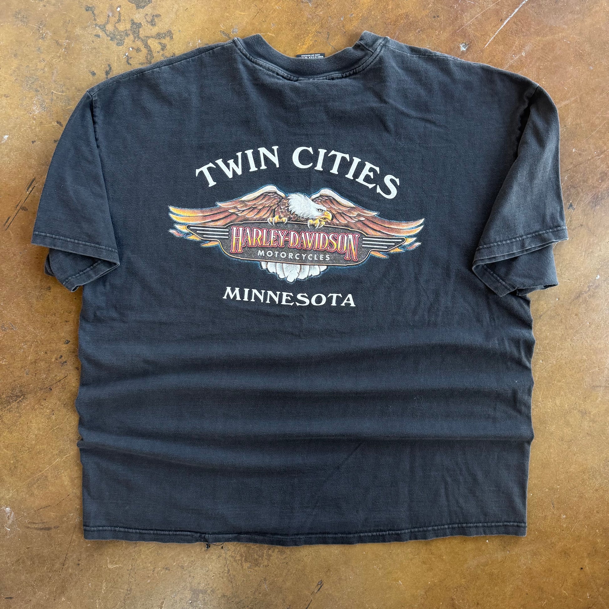 ‘00s Harley Davidson Bad To The Bone Tee (XXL)