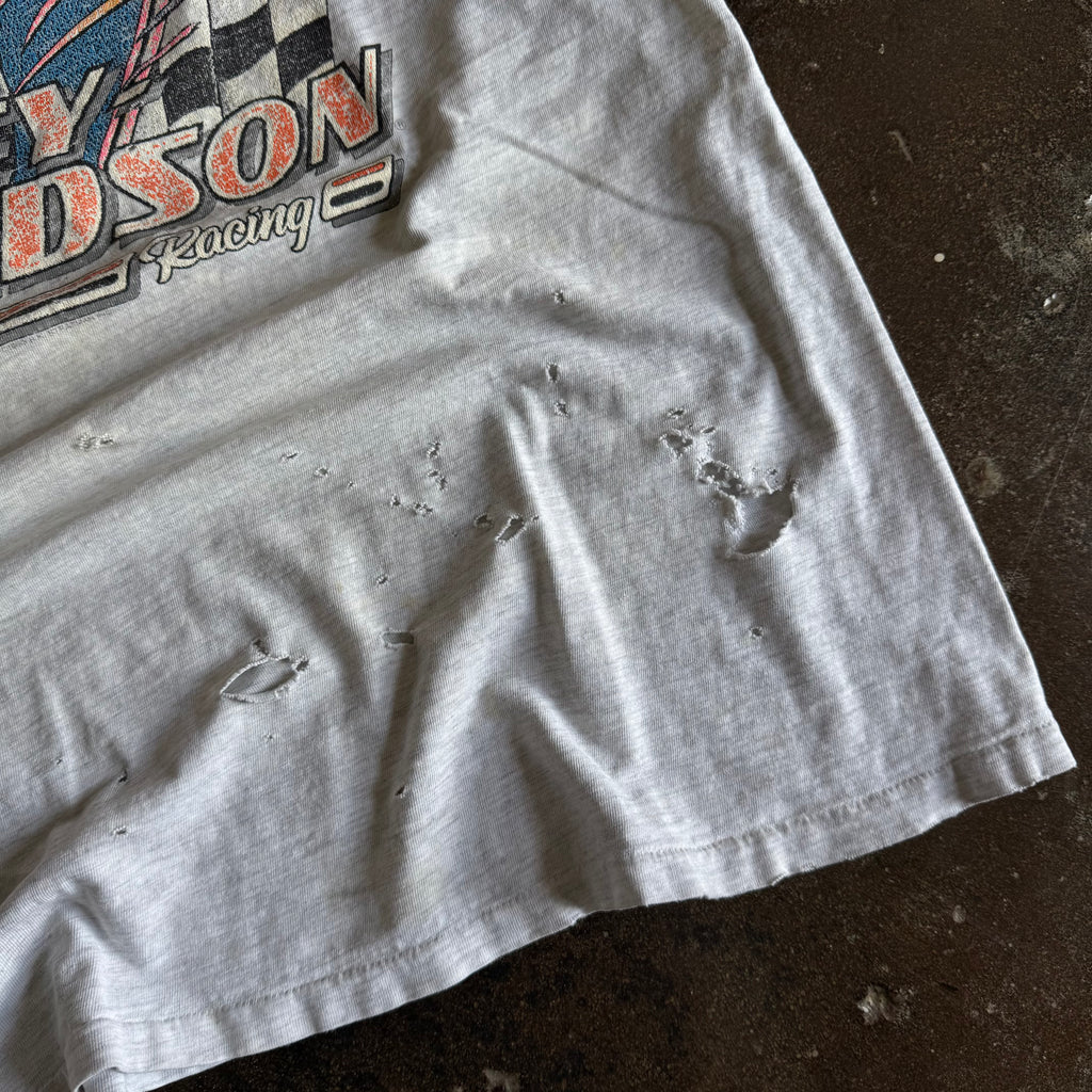 80’s Harley Davidson Distressed Racing Tee (XL)