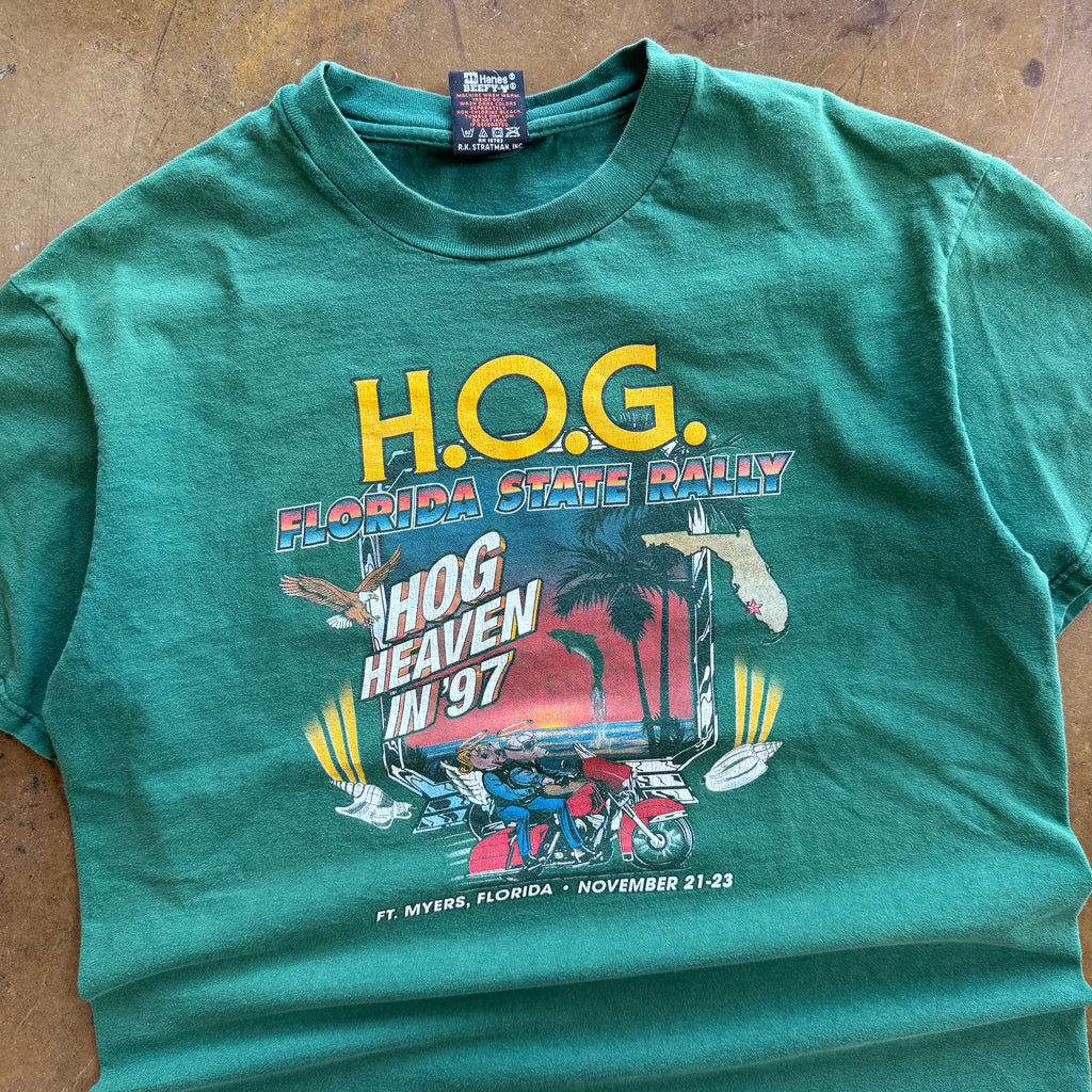 90’s Hog Heaven Harley Owners Group Tee (L)