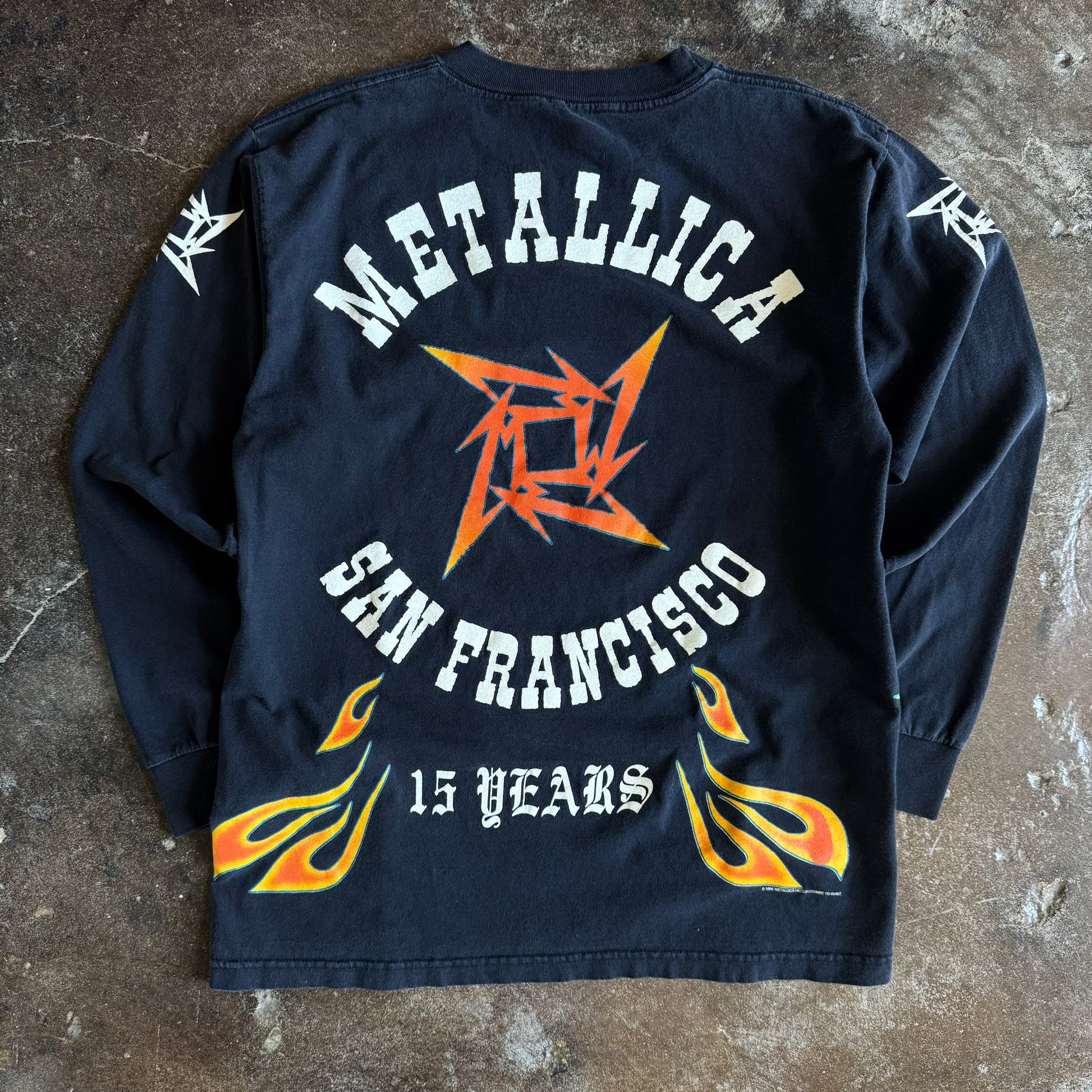 90’s Metallica 15 Years Flame Longsleeve (L)