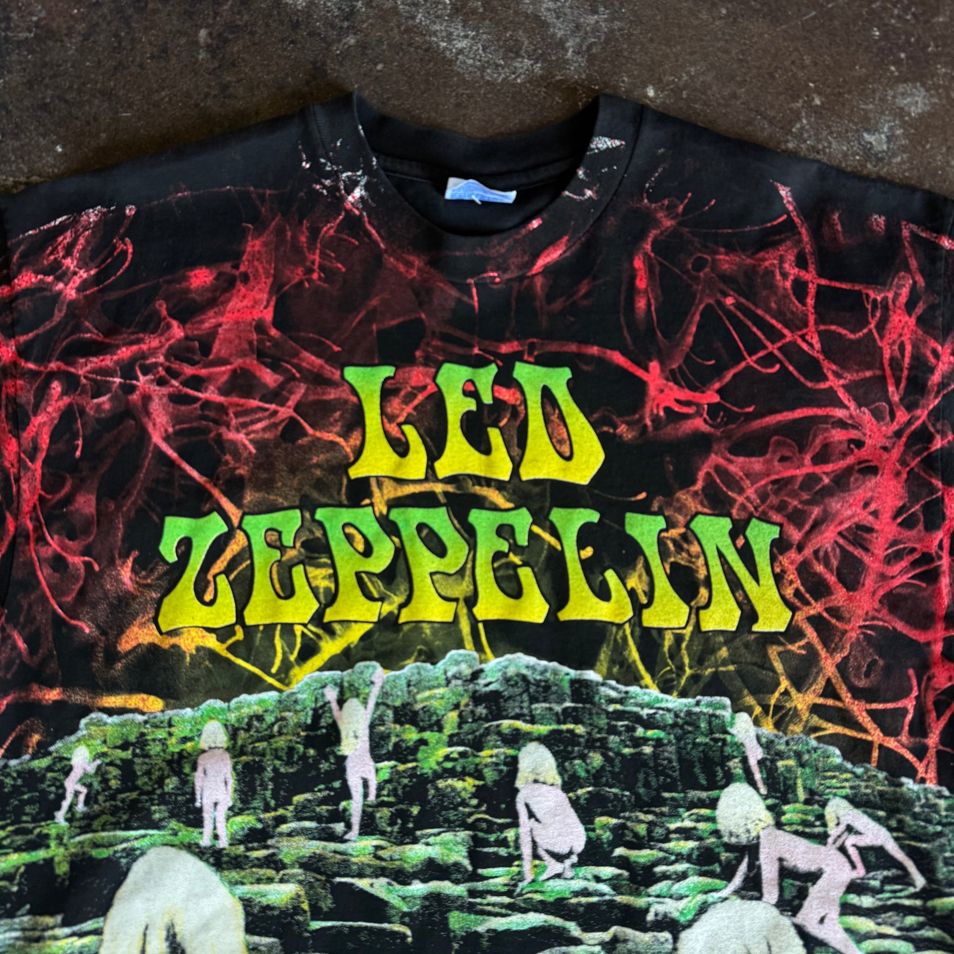 90’s Led Zeppelin Heaven AOP Band Tee (XL)