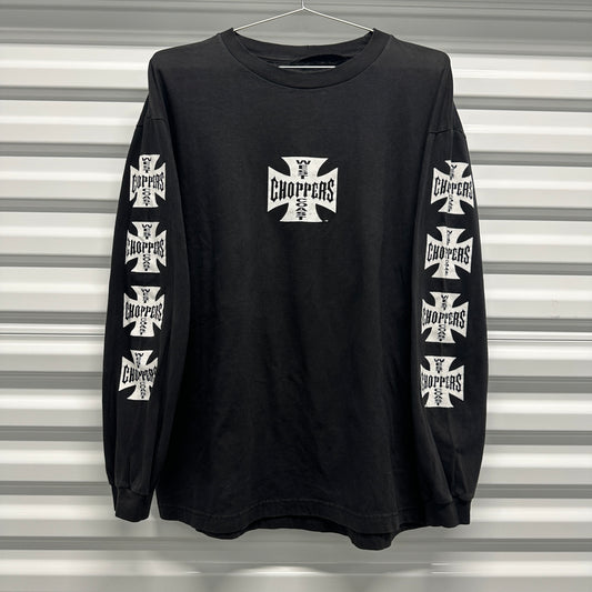 West Coast Choppers Logo Longsleeve Shirt Size L