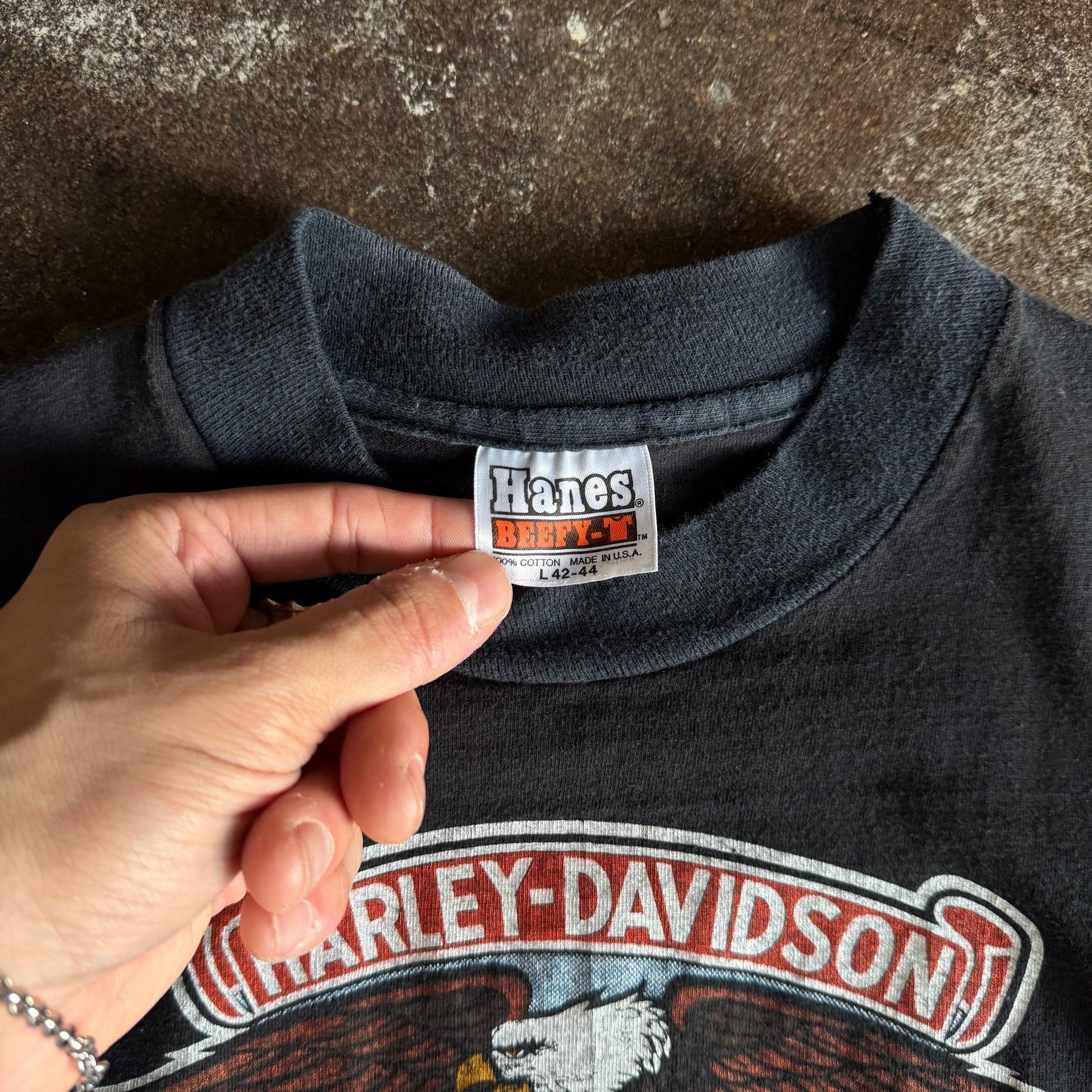 80’s Harley Davidson Est. Eagle OKC Tee (L)