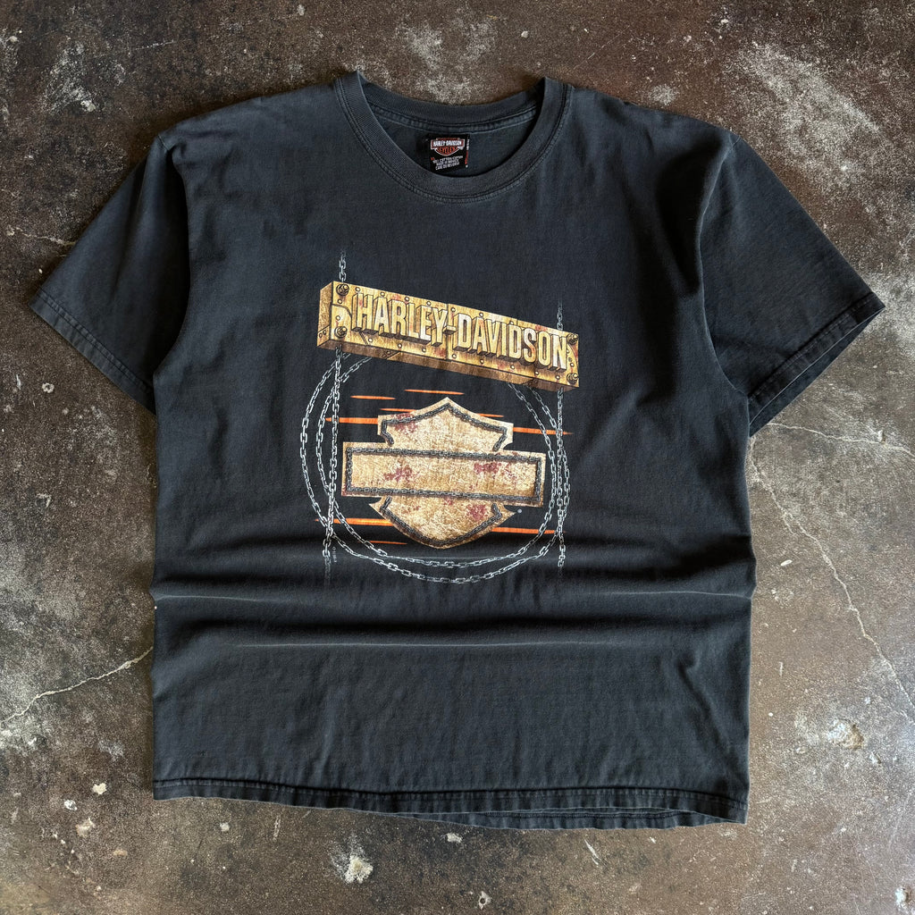 Y2K Harley Chained Emblem PA Tee (XL)