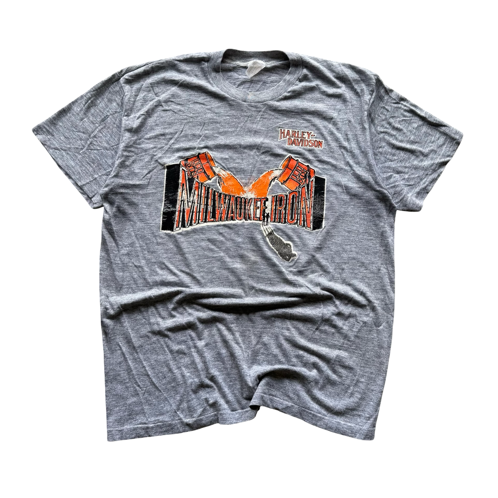 80’s Harley Milwaukee Iron Forge Tee Size L