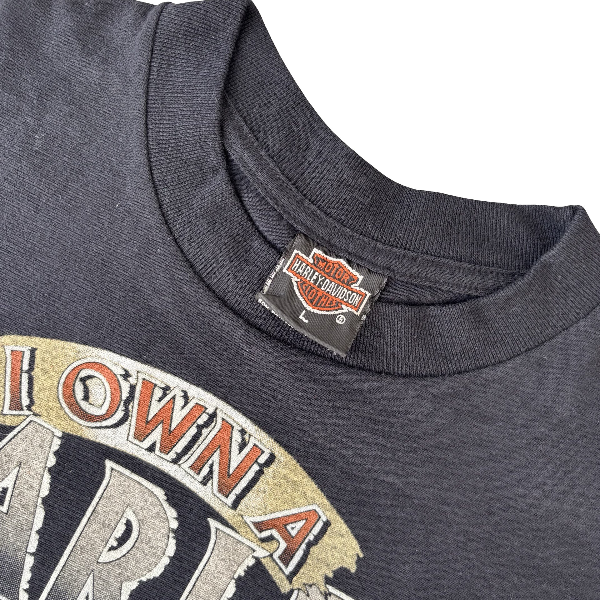 90’s Harley “Not just a shirt” 3D Emblem Tee Size L