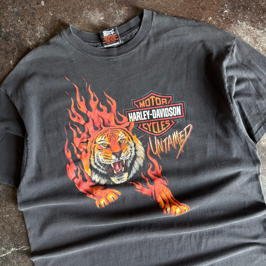 90’s Harley Untamed Tiger Arizona Sun Faded Tee (XL)