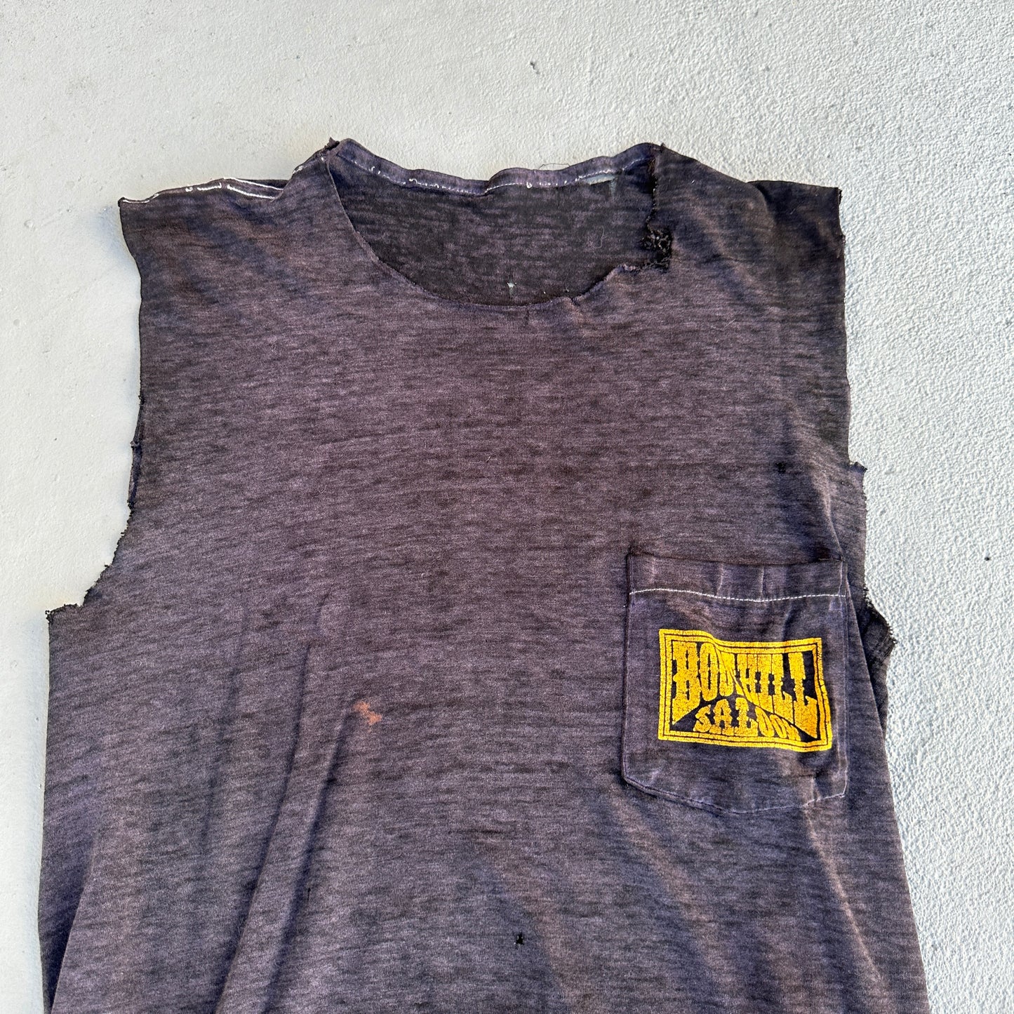 1984 Boothill Saloon Cut-Off Tee (Battle-Scarred)