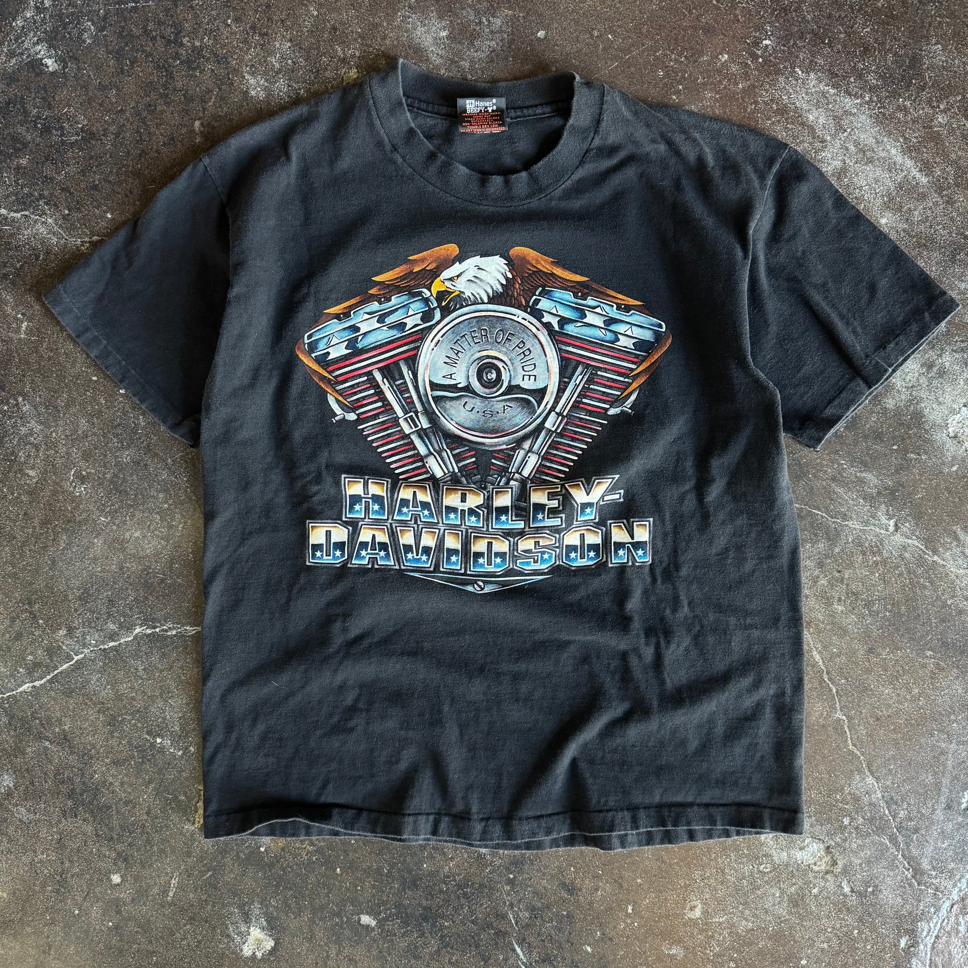 90’s Harley V Twin Eagle Dallas Tee (L)