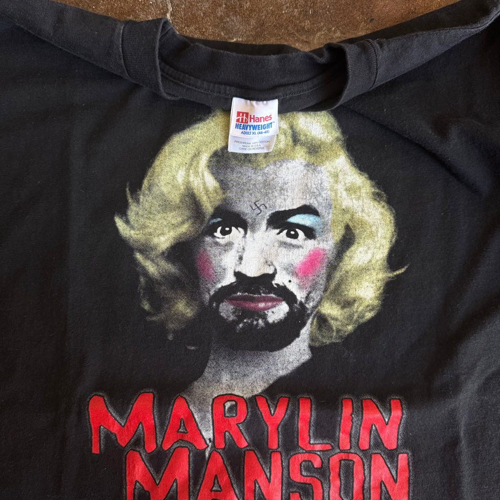 90’s Marylin Manson Charles Manson Tee (XL)