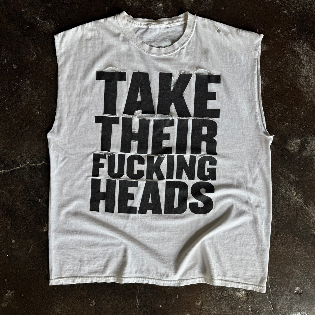 Y2K Trivium “Take Their F#% Heads” Cut-Off Tee (XL)
