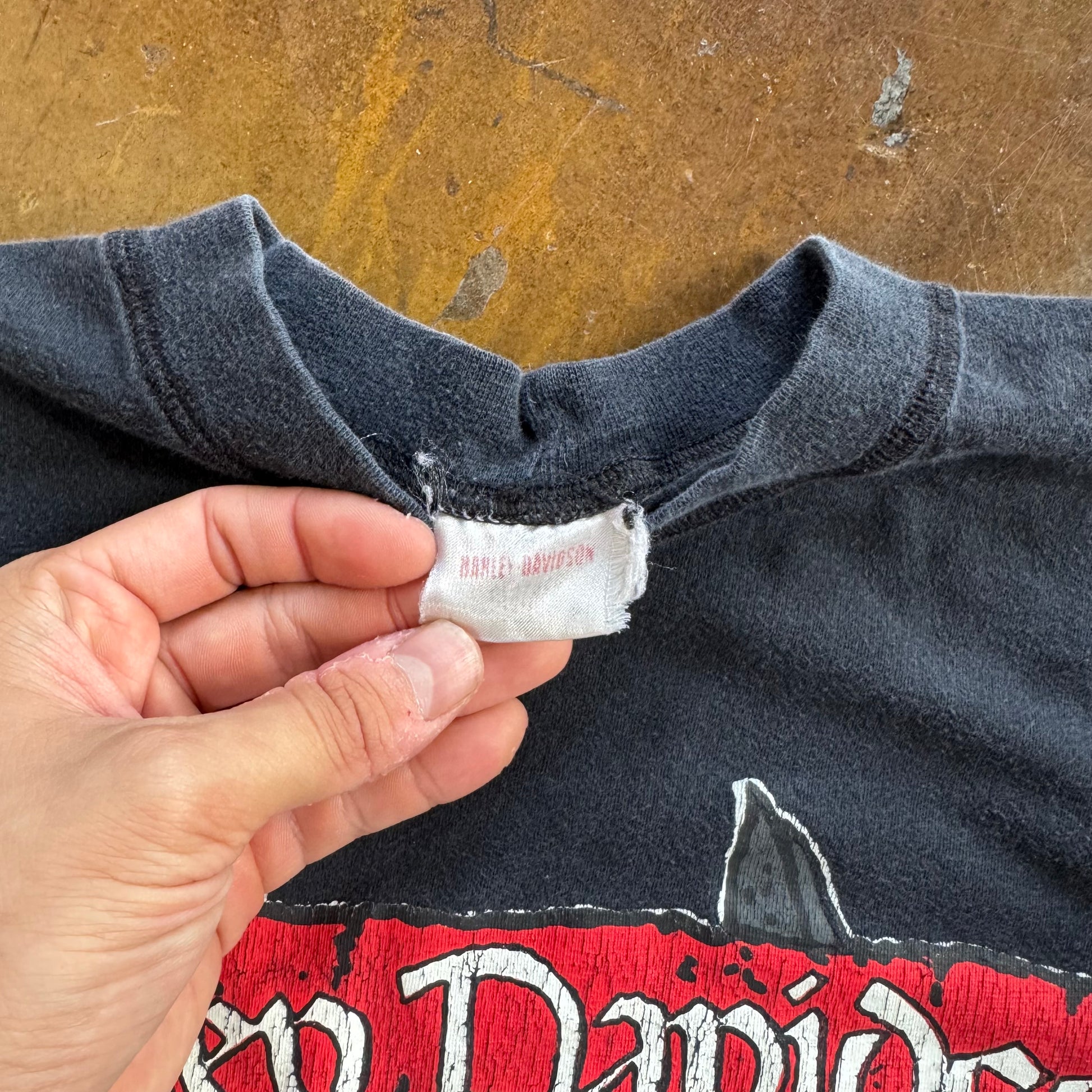 90’s Harley Cayman Island Skull Tee (L)