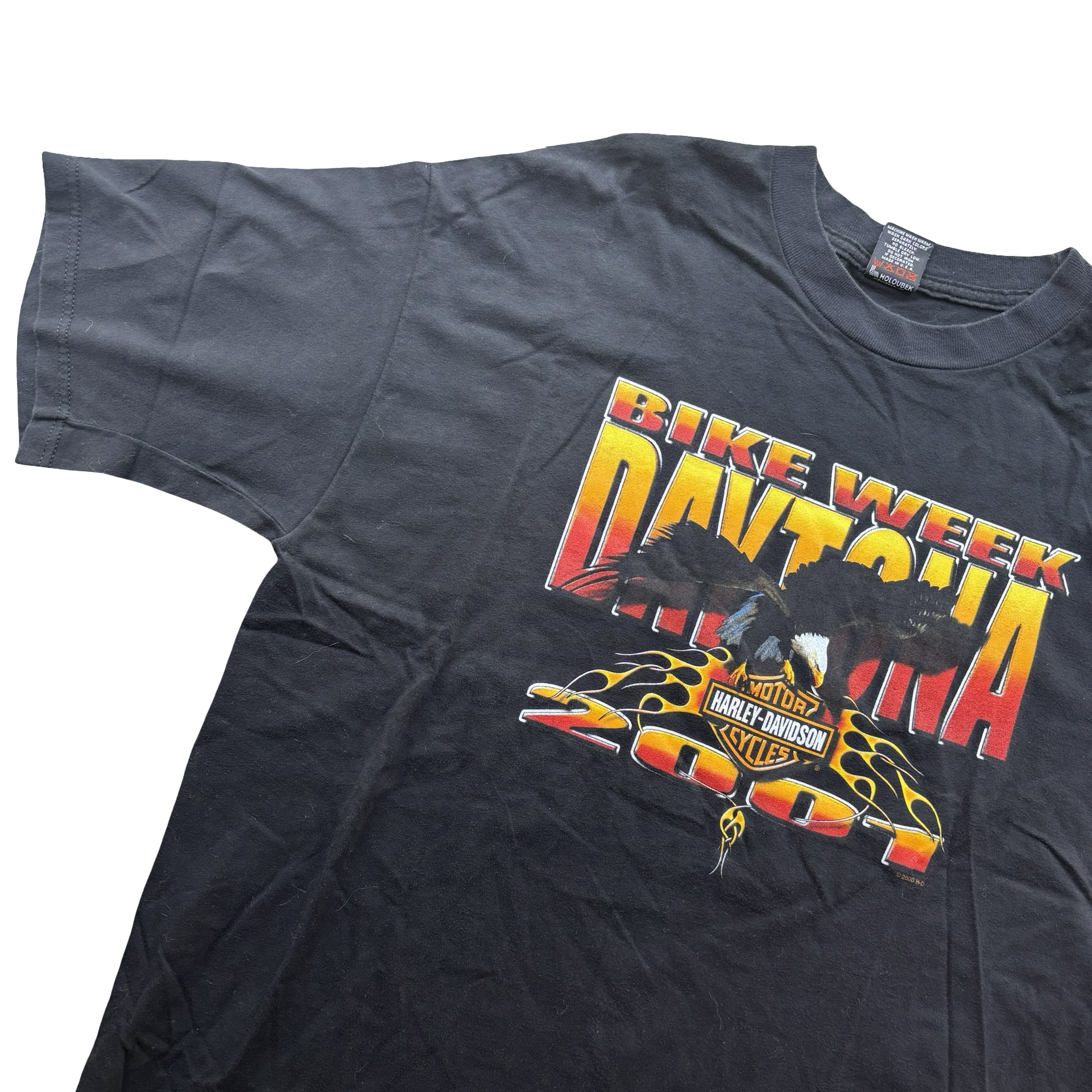 Y2K Flame Eagle Bike Week Daytona Tee Size XXL