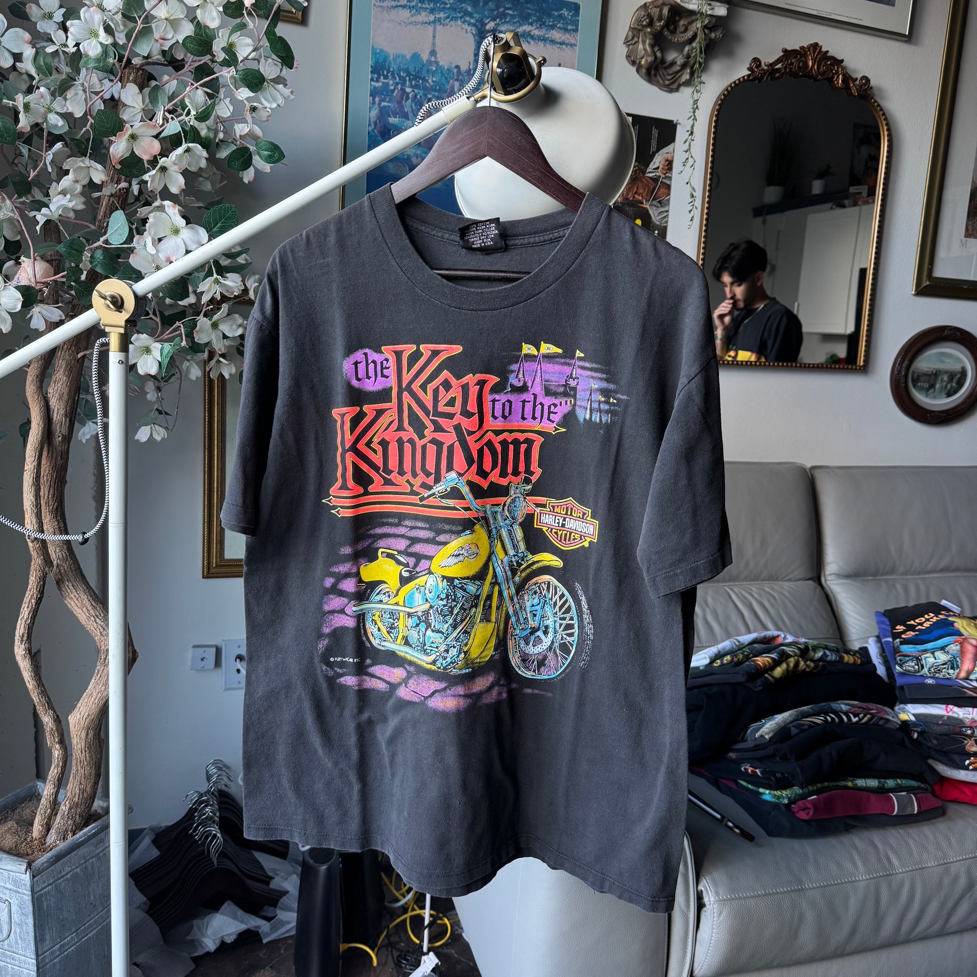 90’s Harley Davidson “Key to the Kingdom” Fun Wear Tee Size L