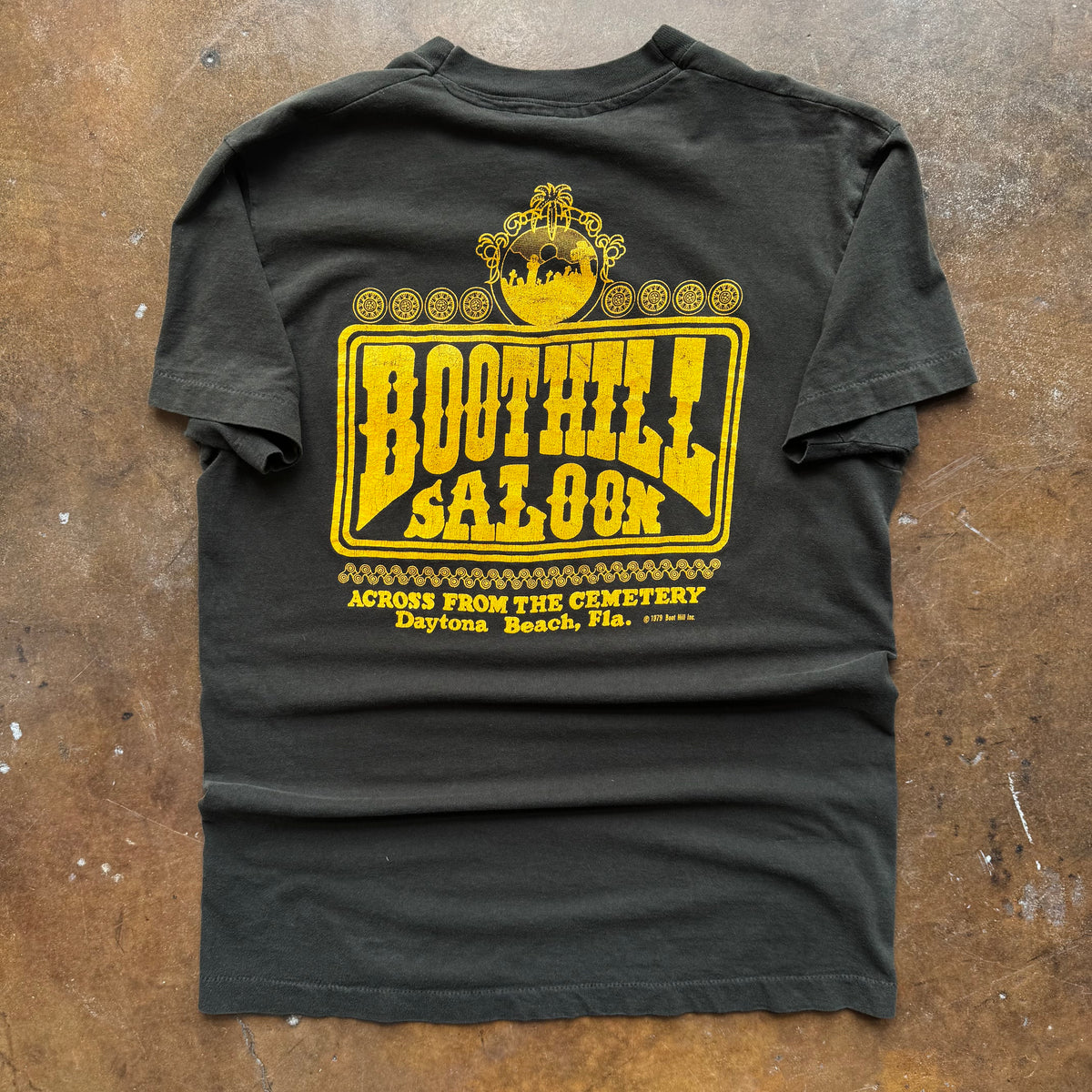 80’s Boothill Saloon Biker Bar Pocket Tee (L)