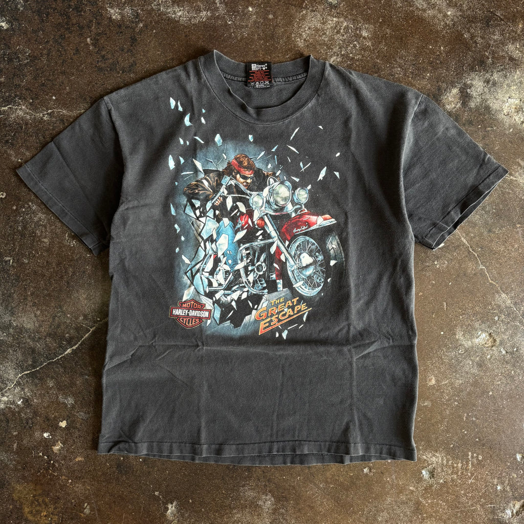 90’s Harley “The Great Escape” Shatter Tee (L)
