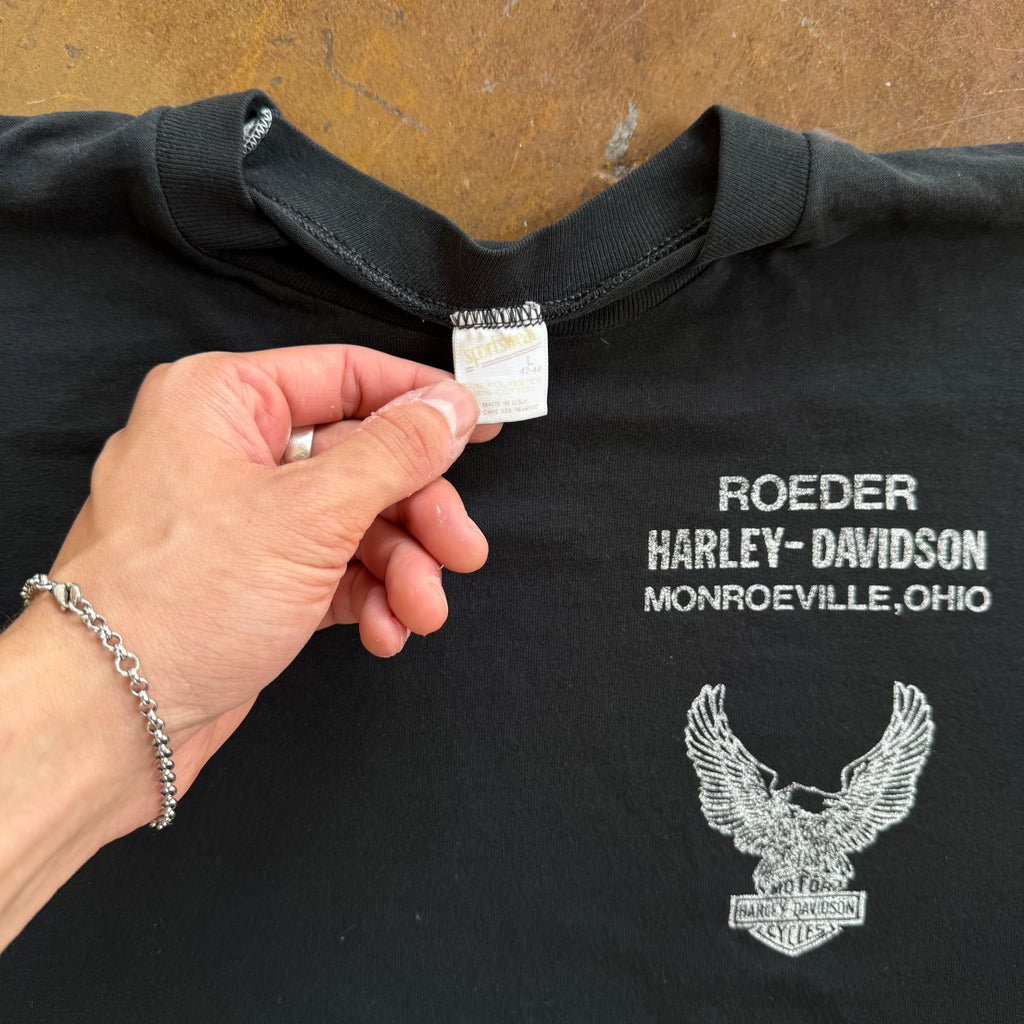 80’s Harley V Emblem Roeder Longsleeve Tee (L)
