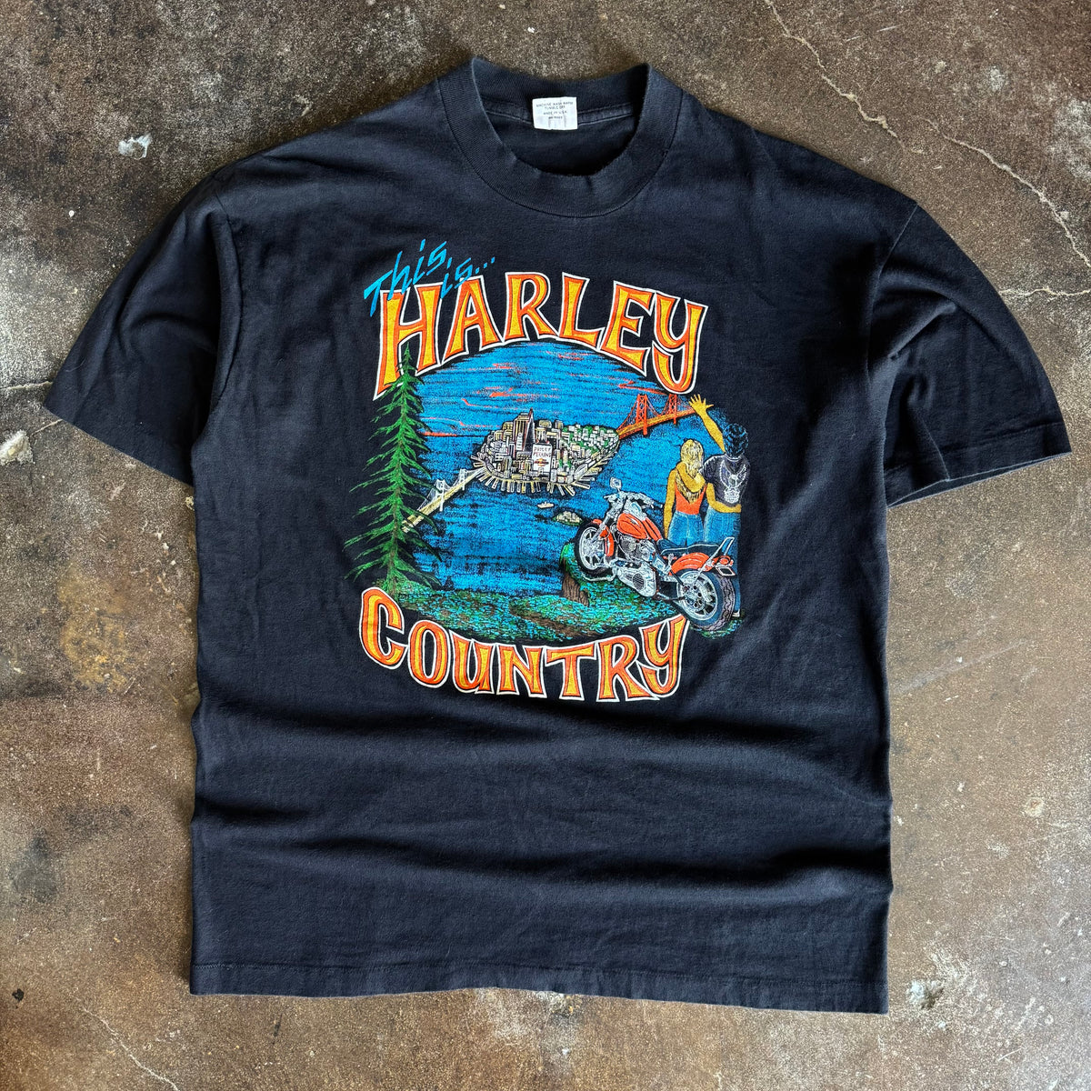 80’s This Is Harley Country Tee (XL)