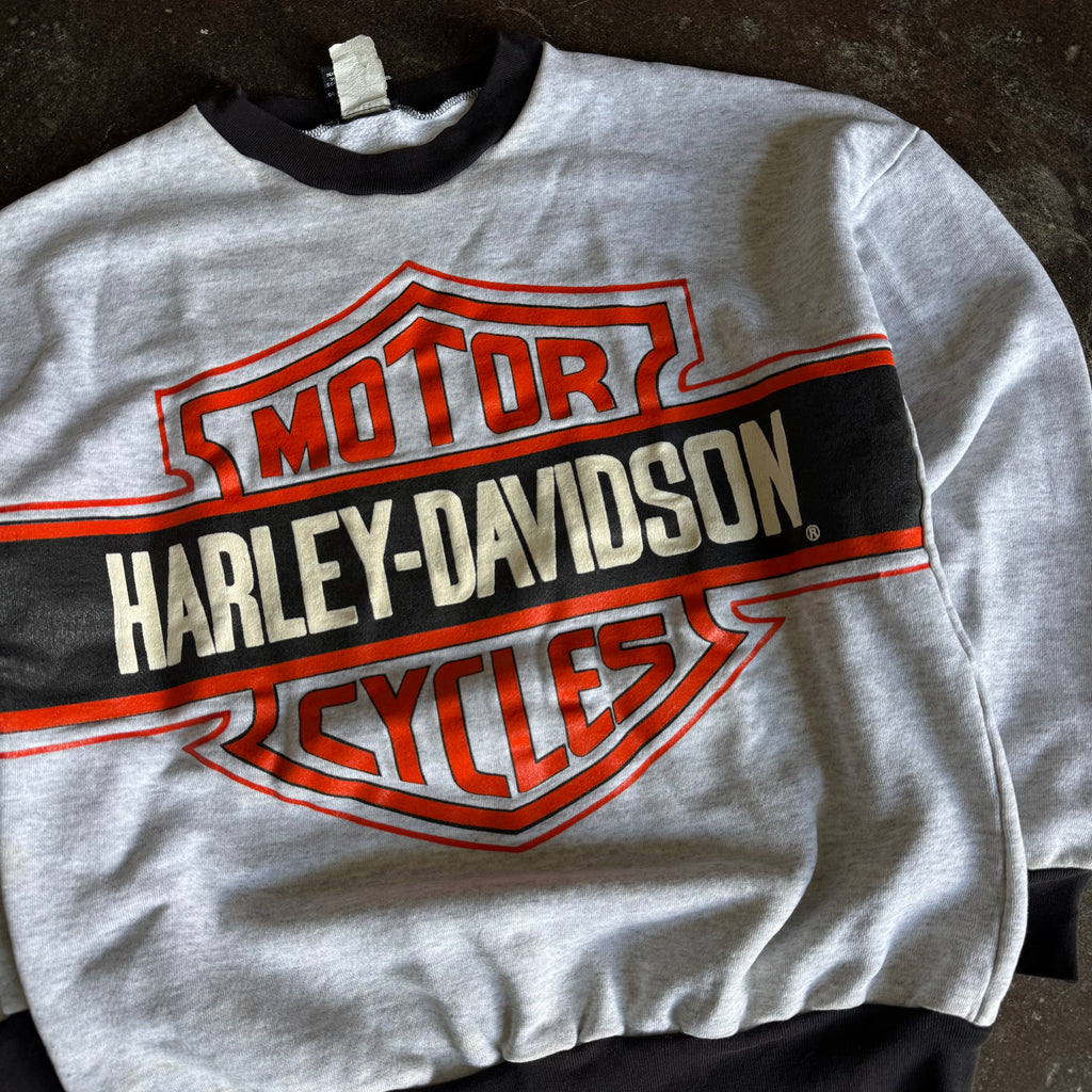 80’s Harley Davidson Big Emblem Sweatshirt (XL)