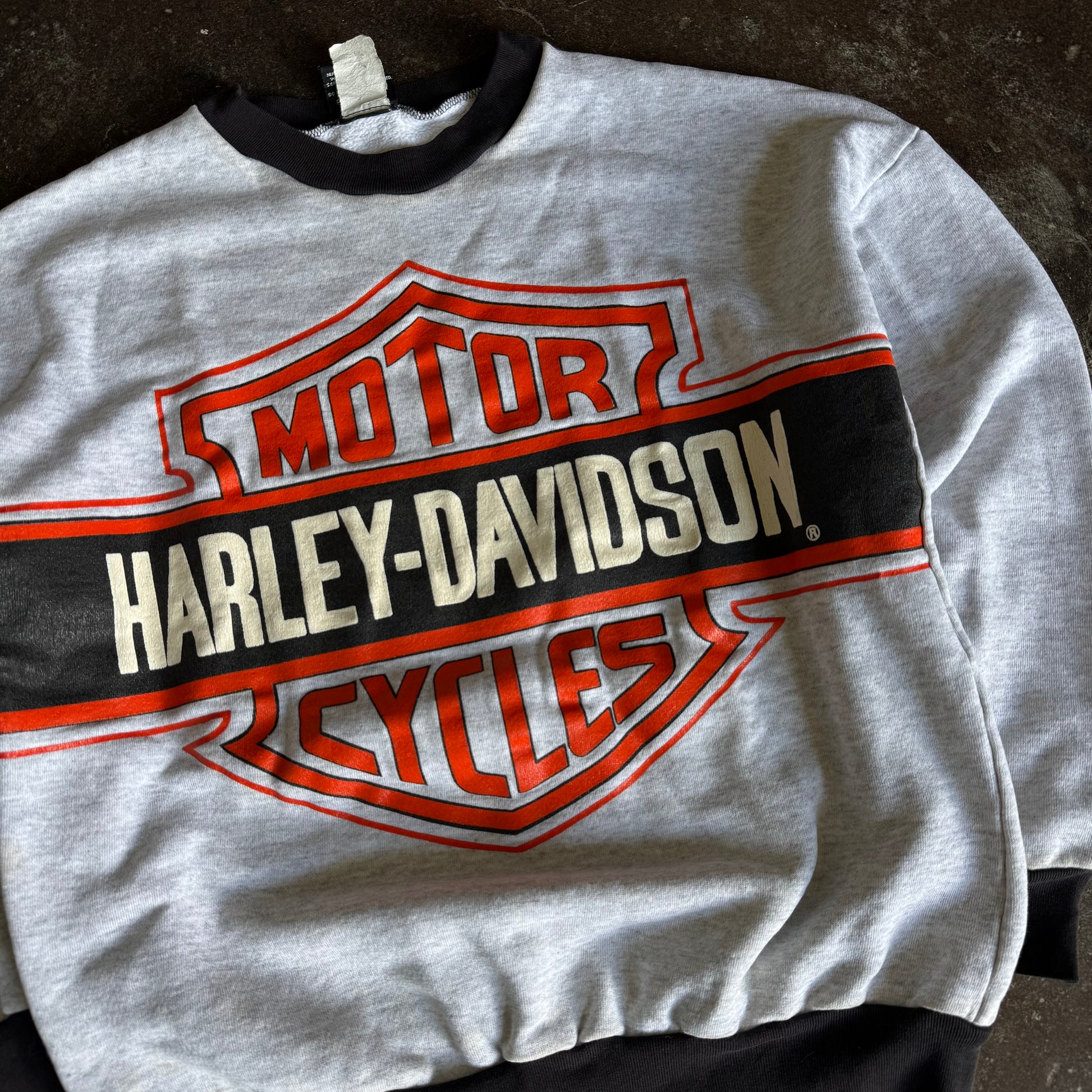 80’s Harley Davidson Big Emblem Sweatshirt (XL)