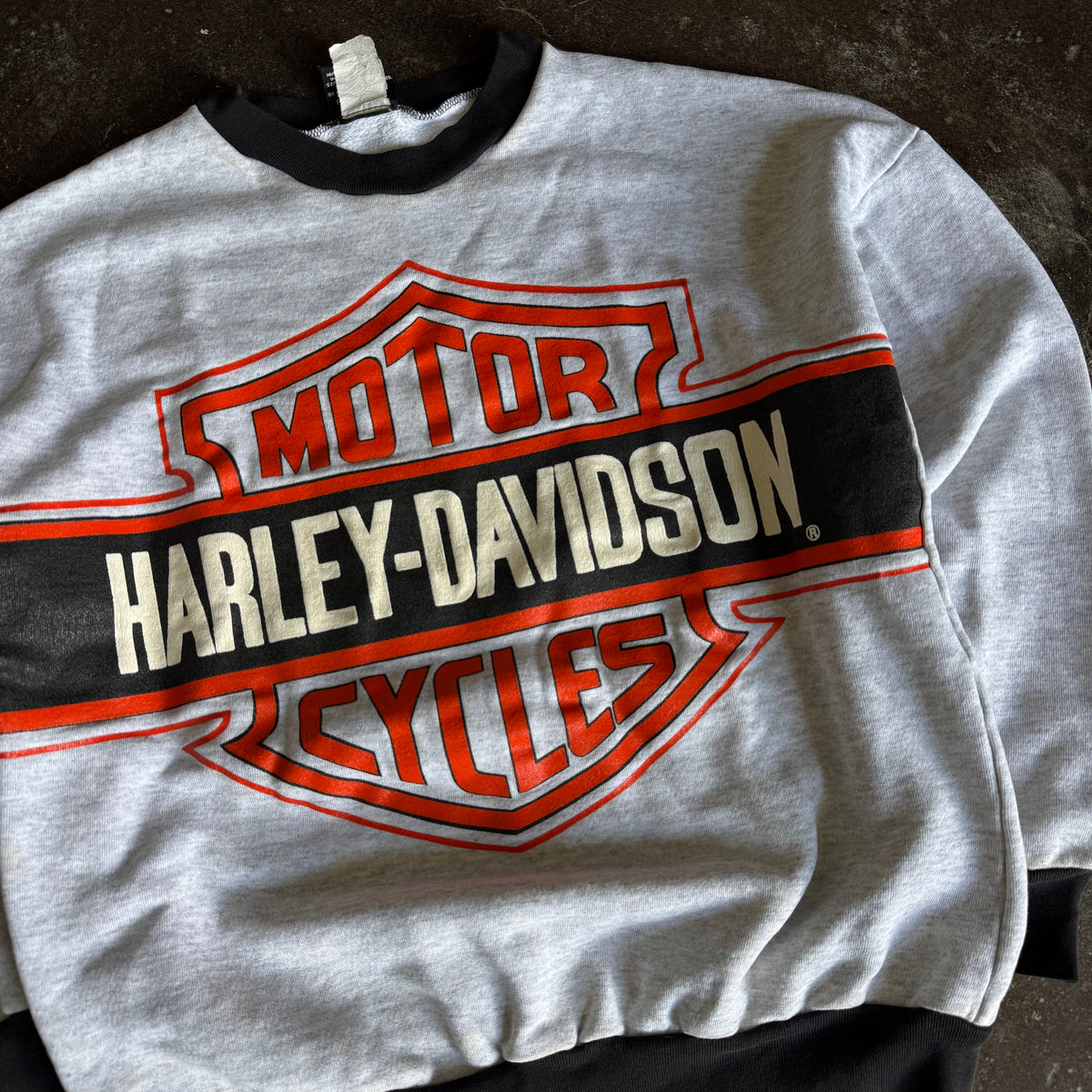 80’s Harley Davidson Big Emblem Sweatshirt (XL)