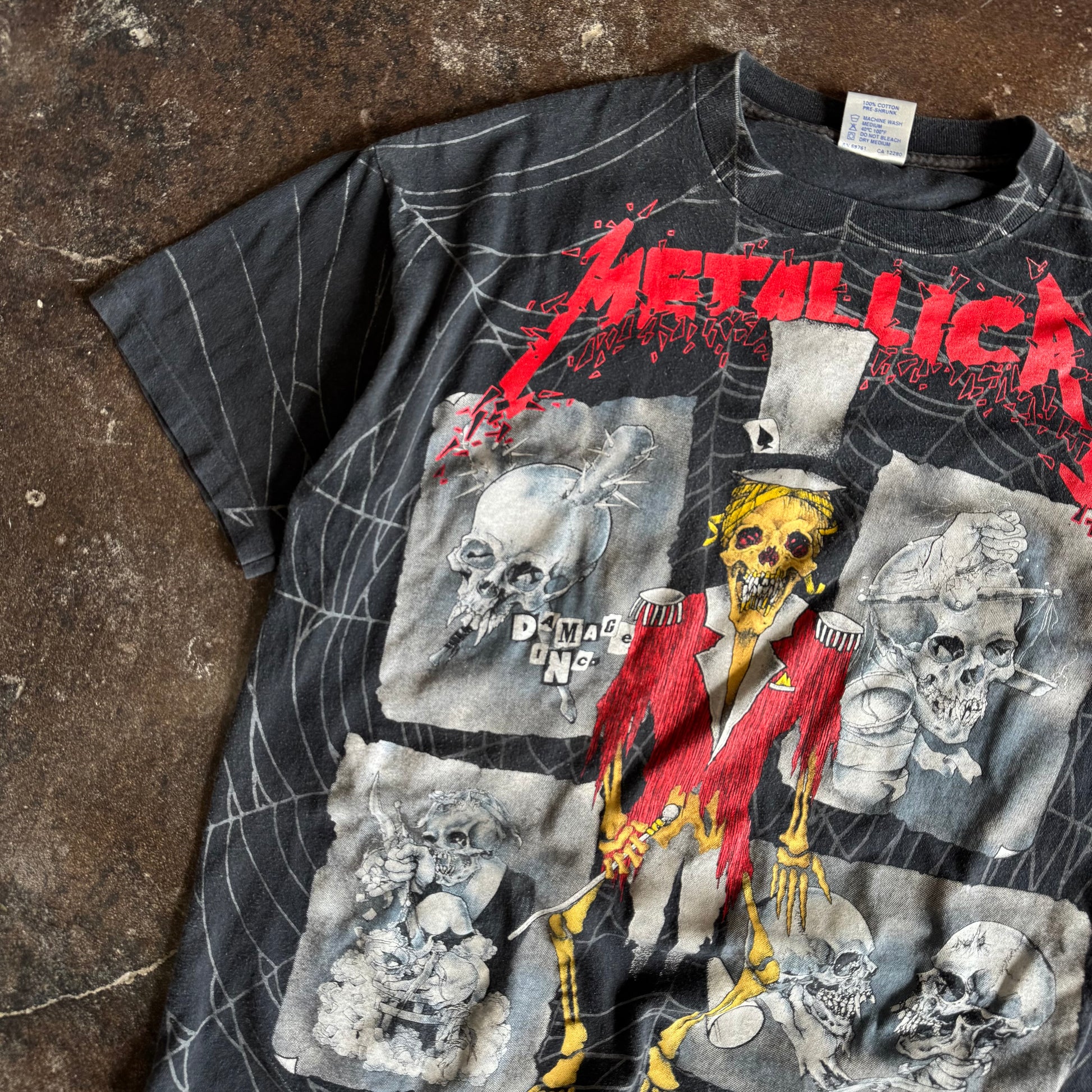 90’s Metallica Pushead AOP Web Tee (XL)