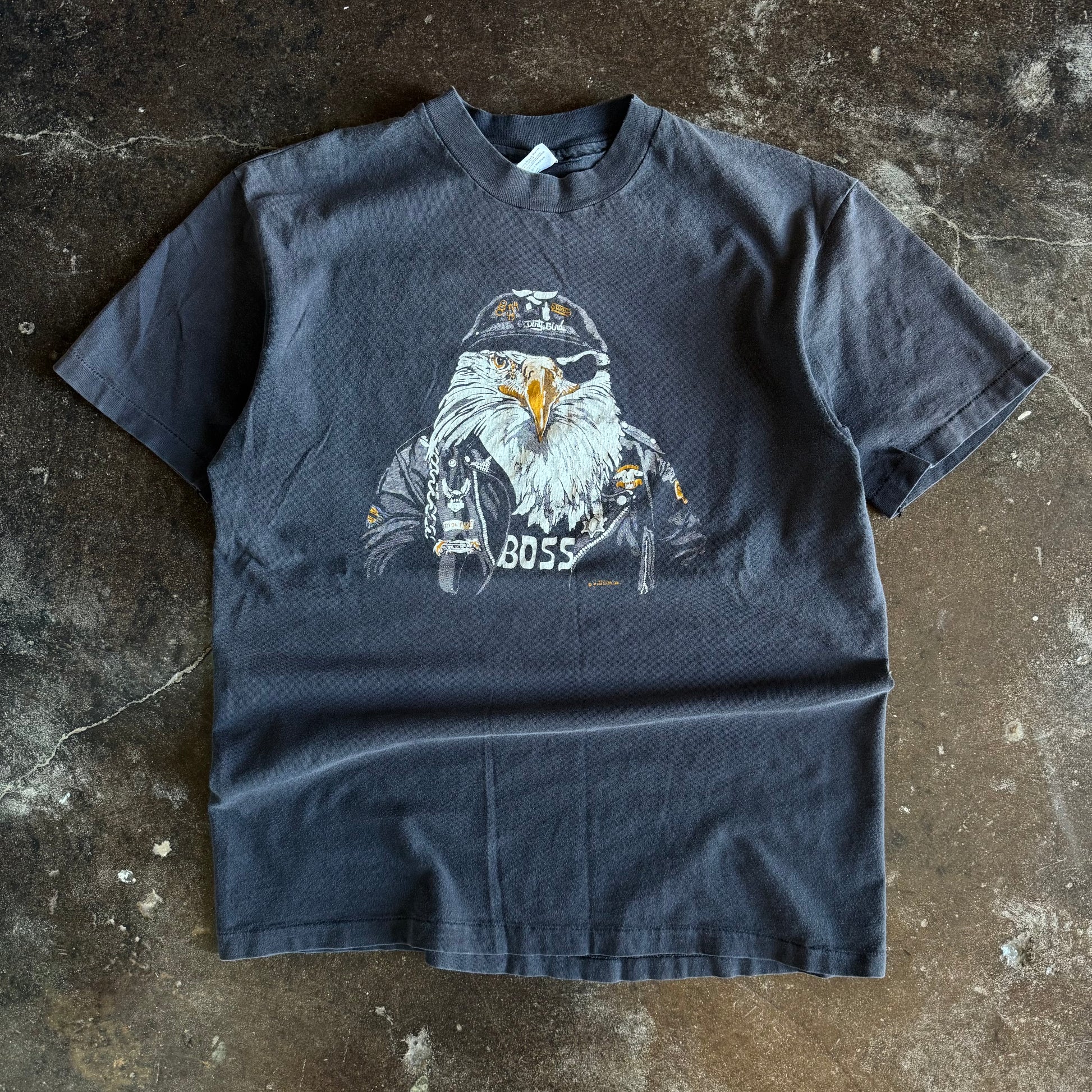 80’s Harley Boss Biker Eagle Tee (L)
