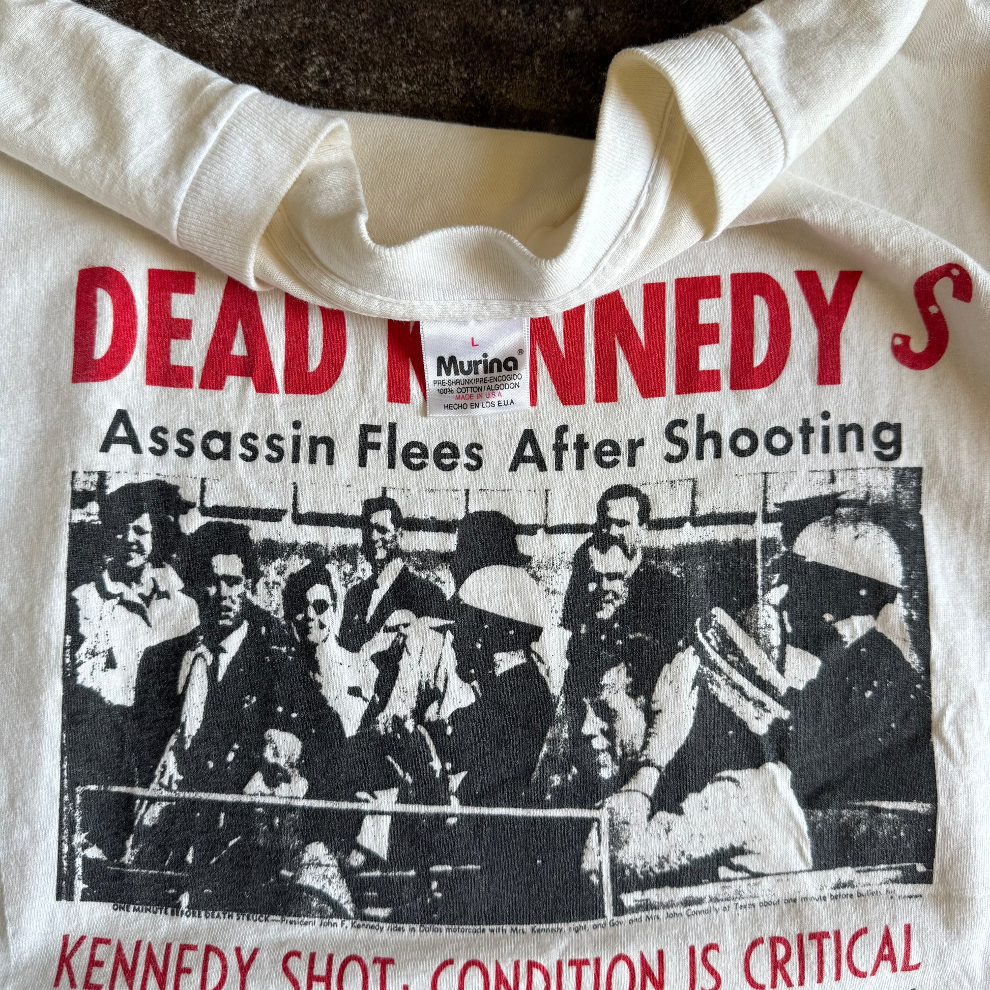 90’s Dead Kennedy’s JFK Assassination Tee (L)
