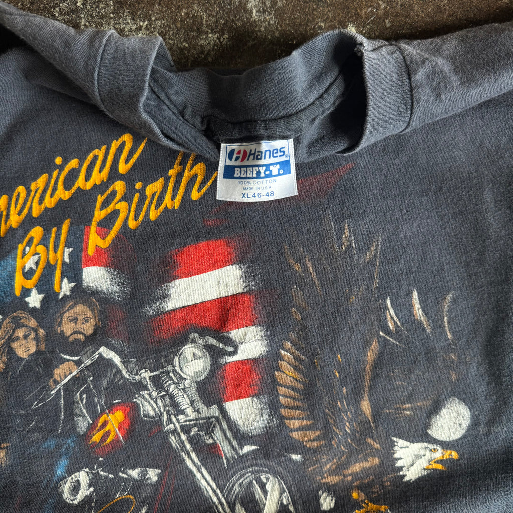 80’s Harley American By Birth Indiana Tee (XL)