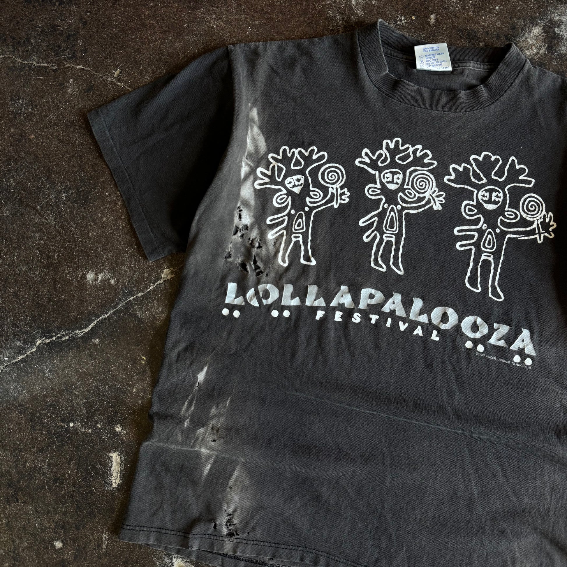 ‘91 Lollapalooza Band Festival Tee (L)