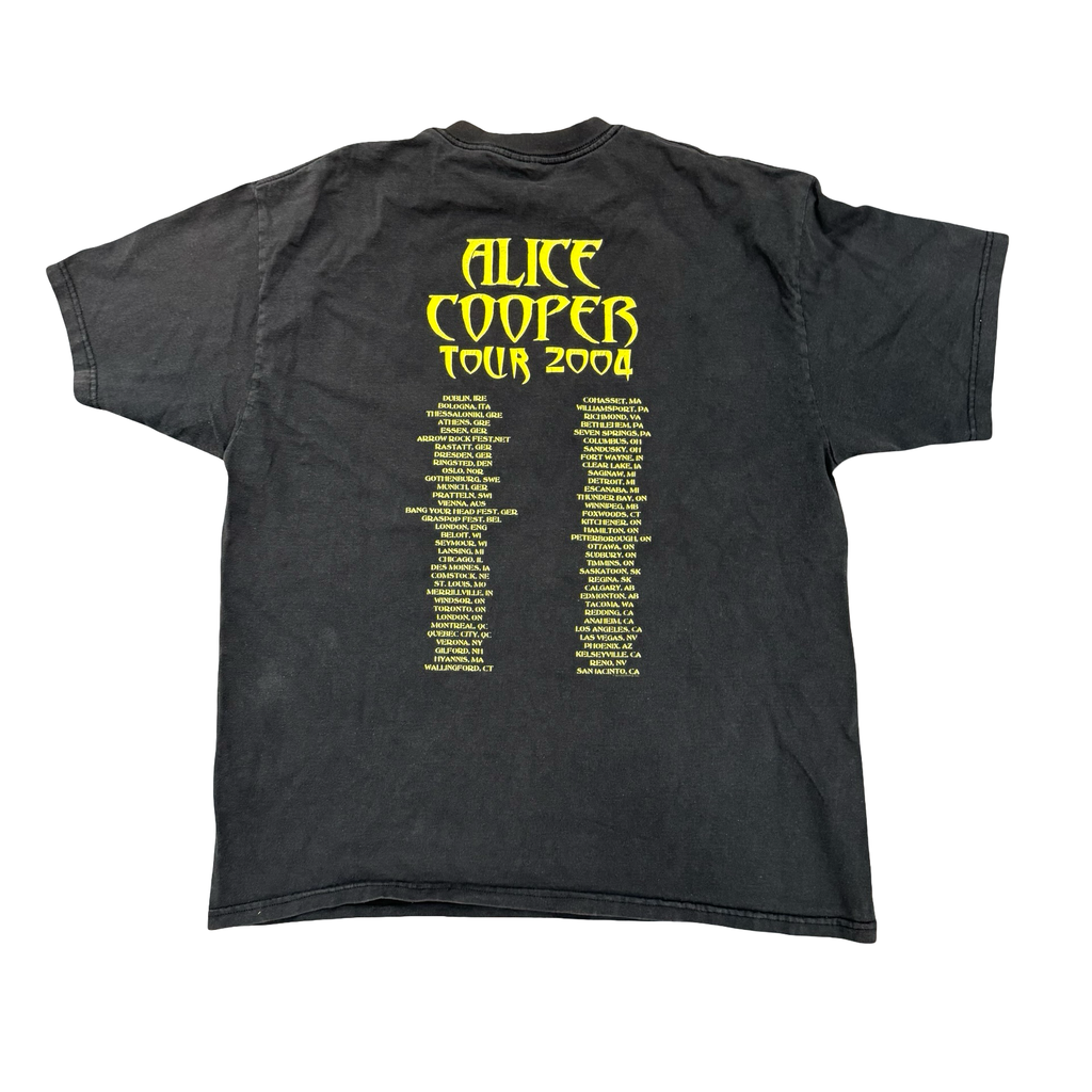 Y2K Alice Cooper Big Face Tour Tee Size XL